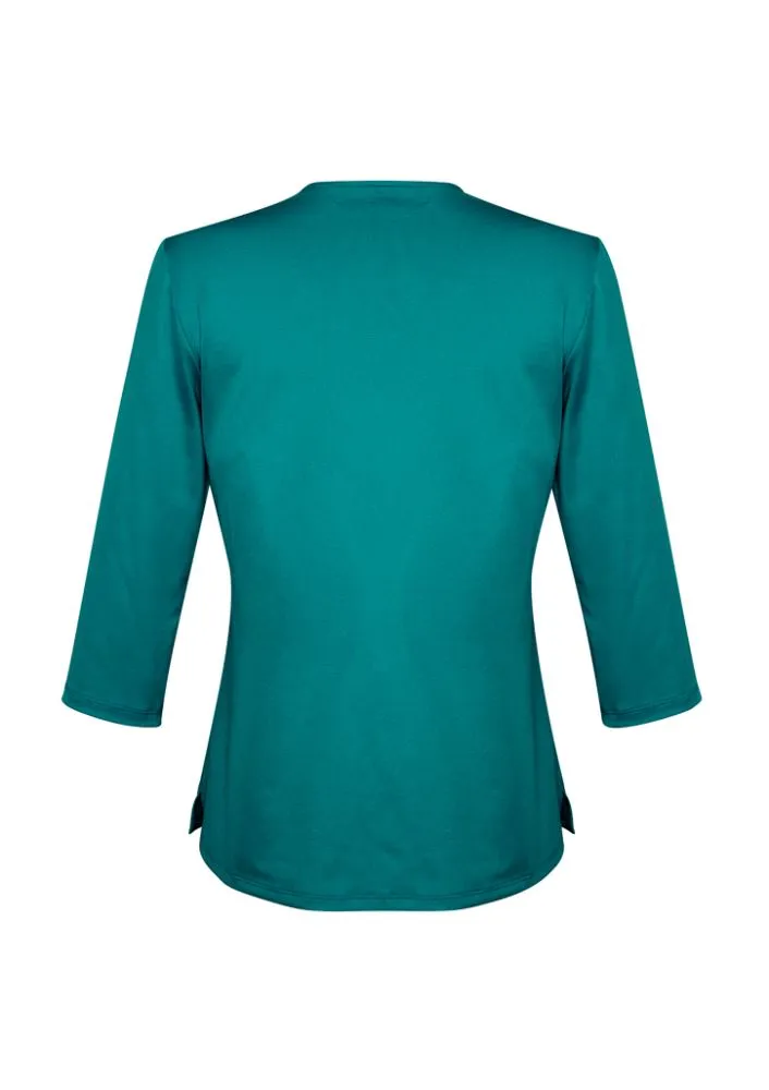 Advatex Ladies Abby 3/4 Sleeve Knit Top - Dynasty Green - 26 - Biz Collection