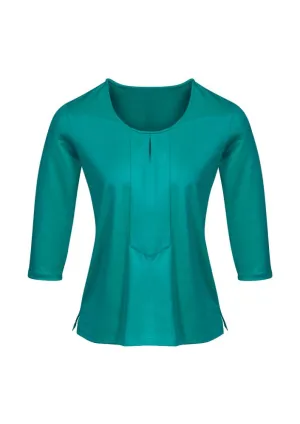 Advatex Ladies Abby 3/4 Sleeve Knit Top - Dynasty Green - 26 - Biz Collection