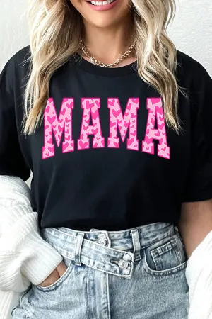 All The Hearts Mama Pink Short Sleeve Relaxed Fit T-Shirt