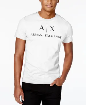 Armani Exchange Men's Graphic Logo T-Shirt, White
