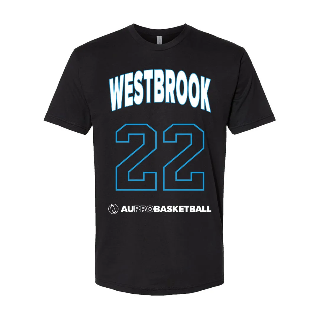 AU BB Player Name and Number Tee, Evina Westbrook 22
