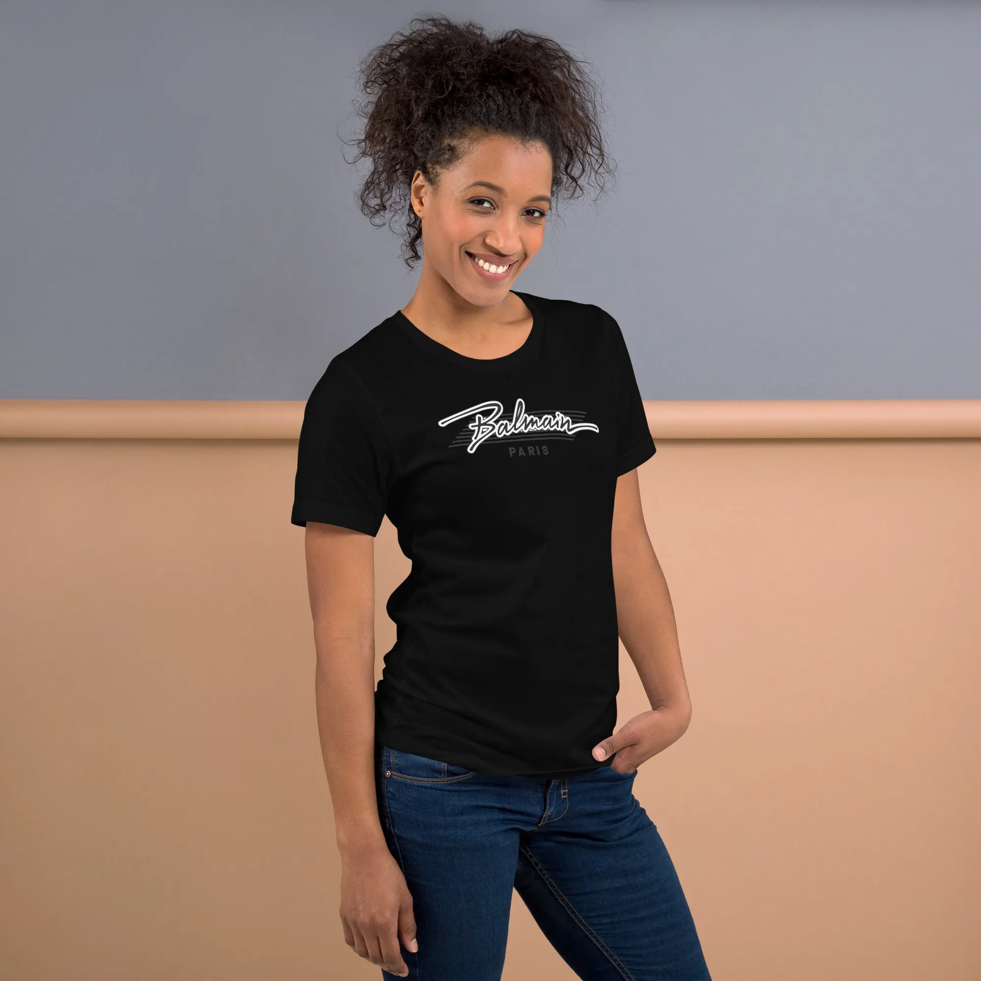 Balmain Paris Stylish T shirt for Men and Women