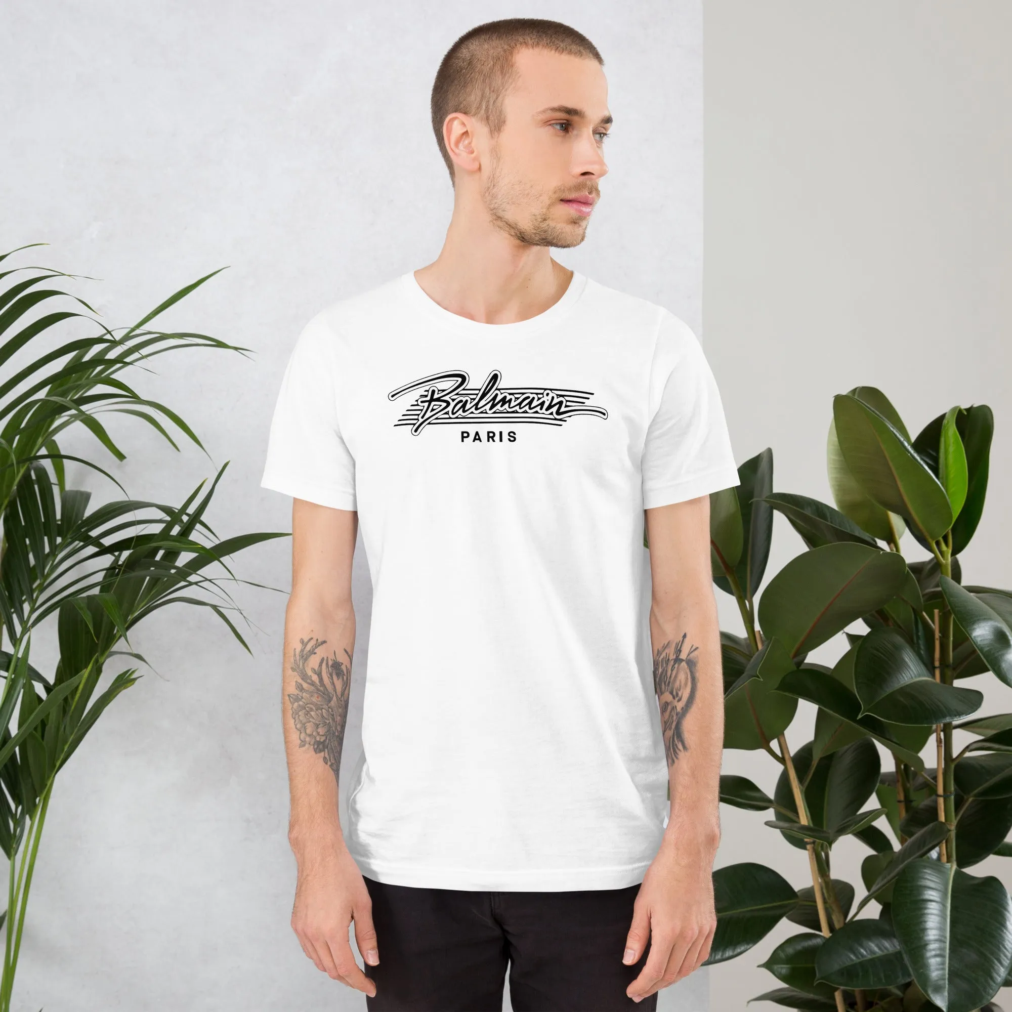 Balmain Paris Stylish T shirt for Men and Women