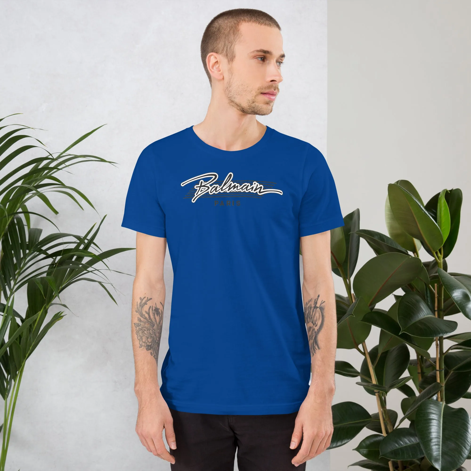 Balmain Paris Stylish T shirt for Men and Women