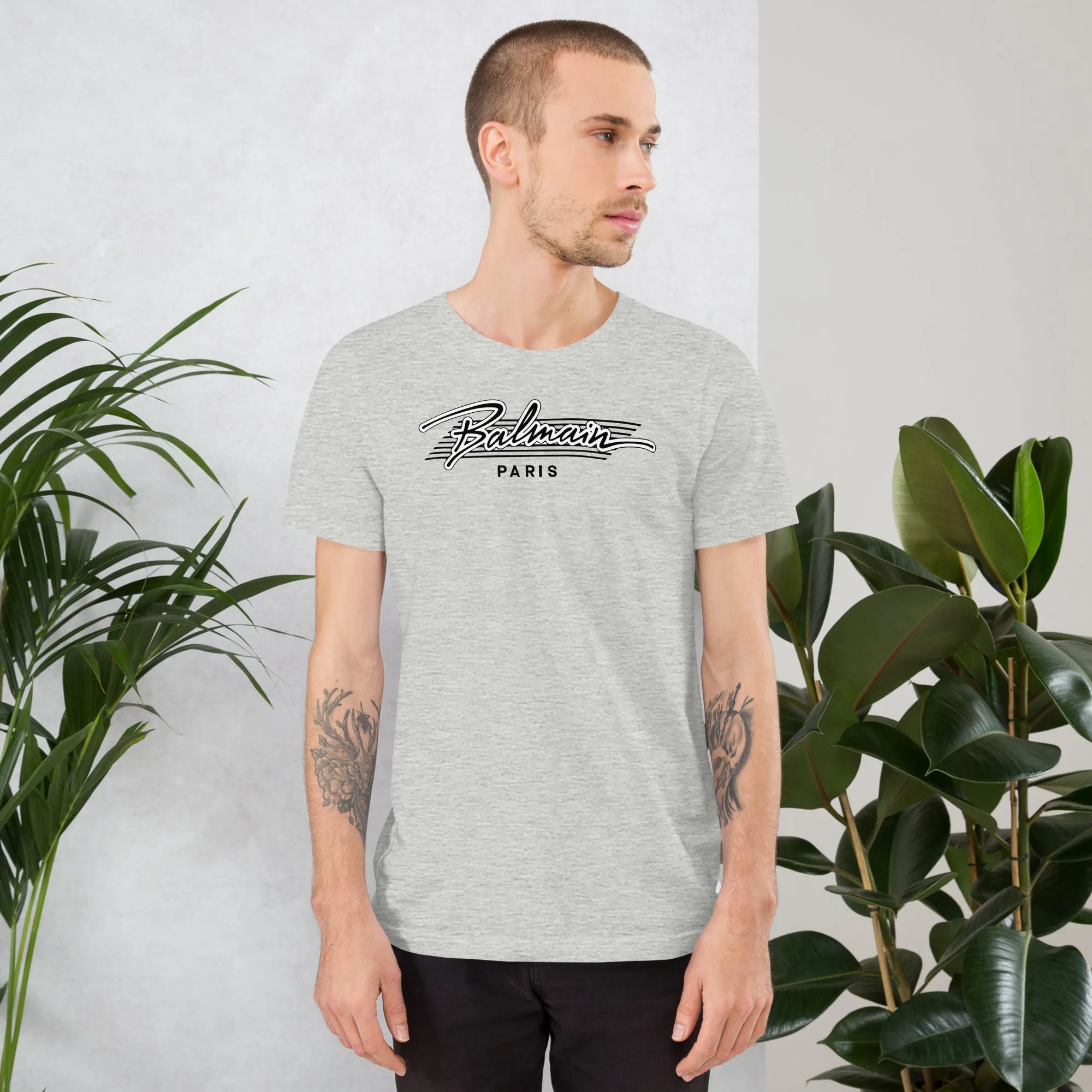 Balmain Paris Stylish T shirt for Men and Women