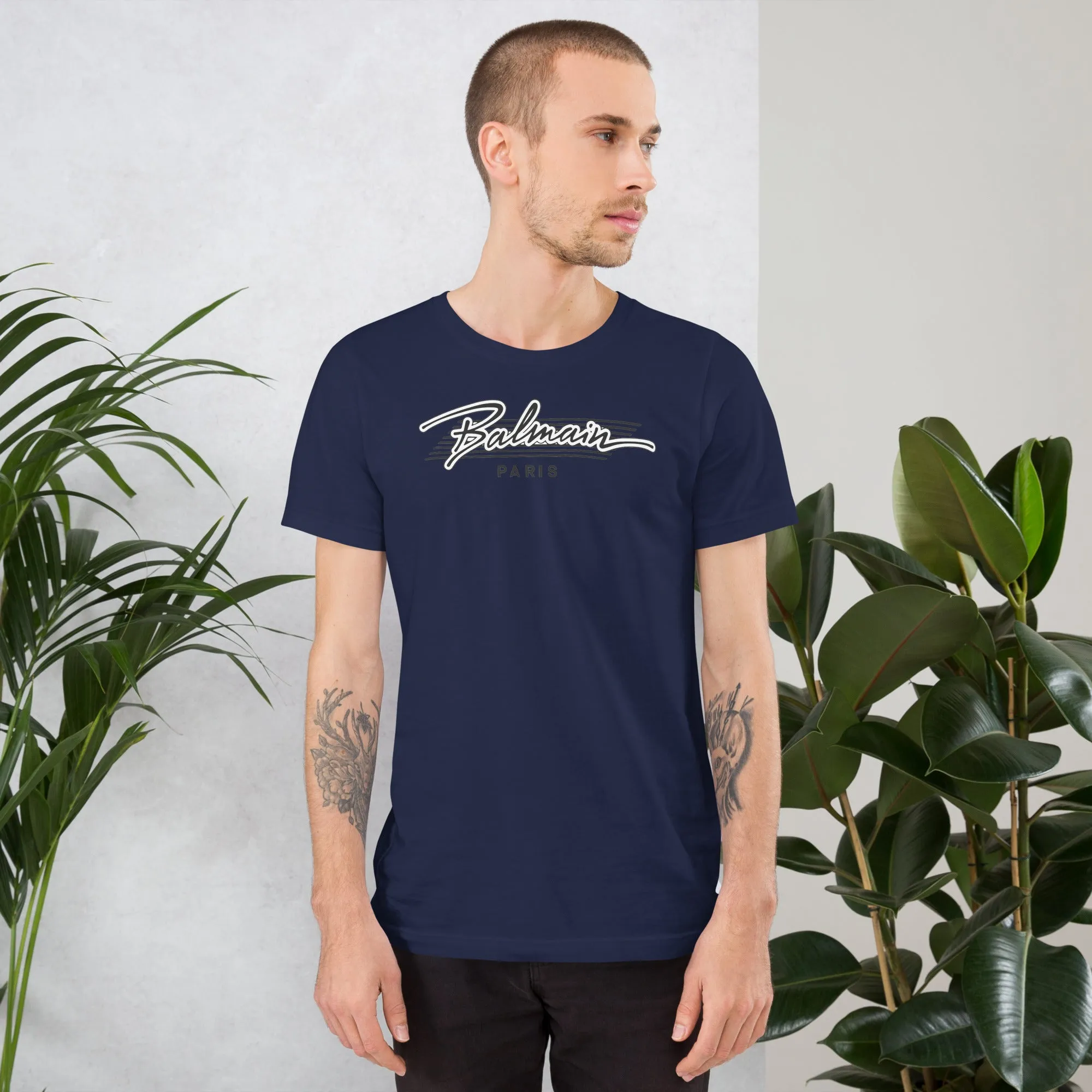 Balmain Paris Stylish T shirt for Men and Women