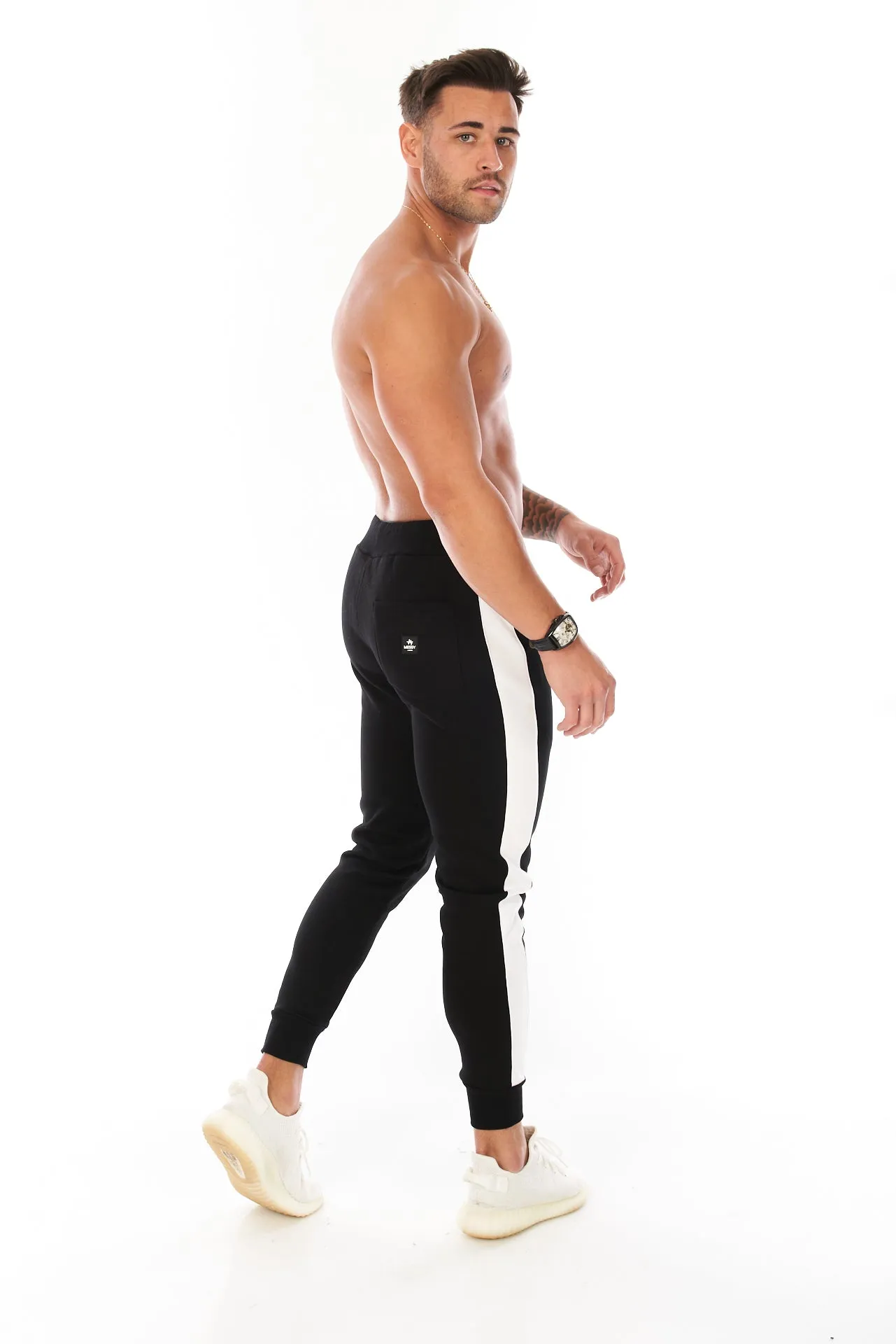 Bartel Black/ White BPM Joggers