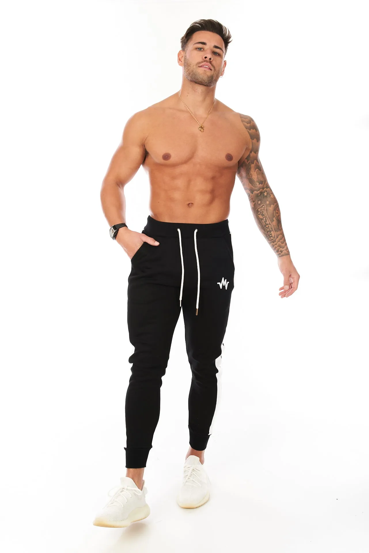 Bartel Black/ White BPM Joggers