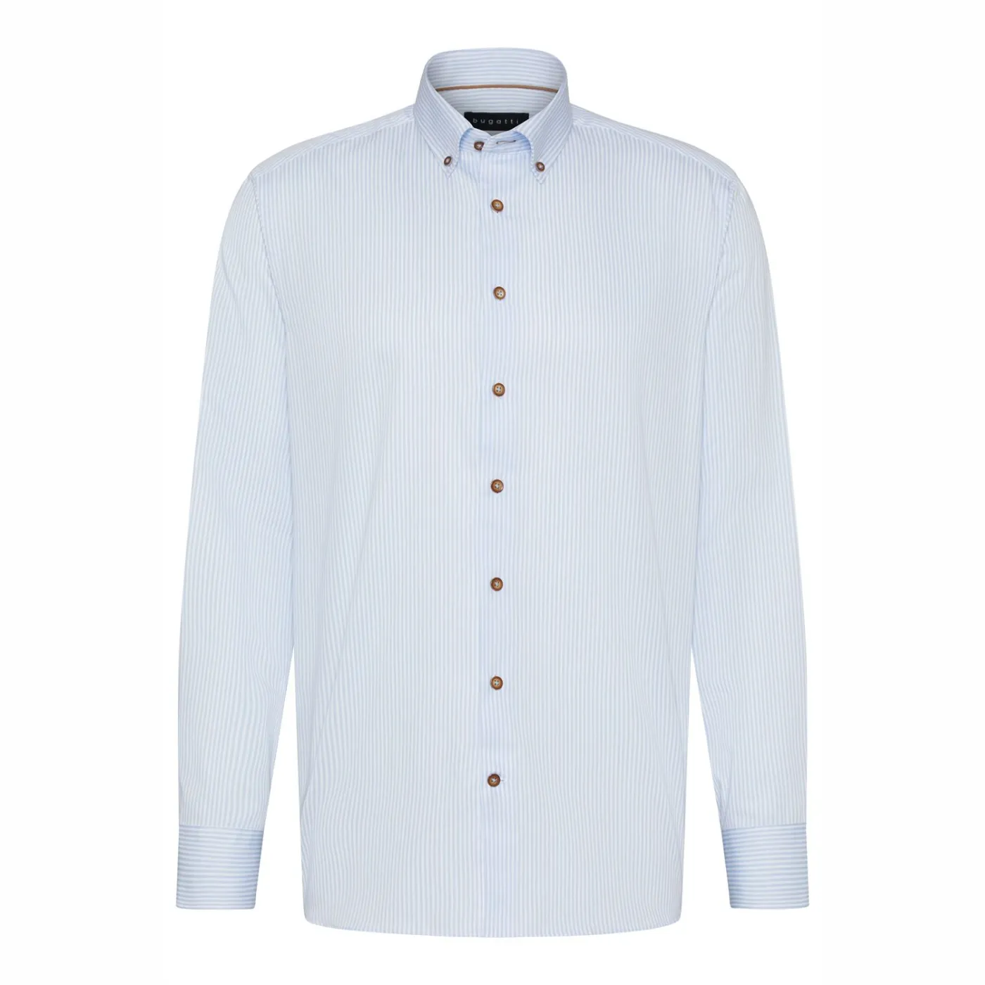 Bugatti Striped Long Sleeve Shirt | Sky