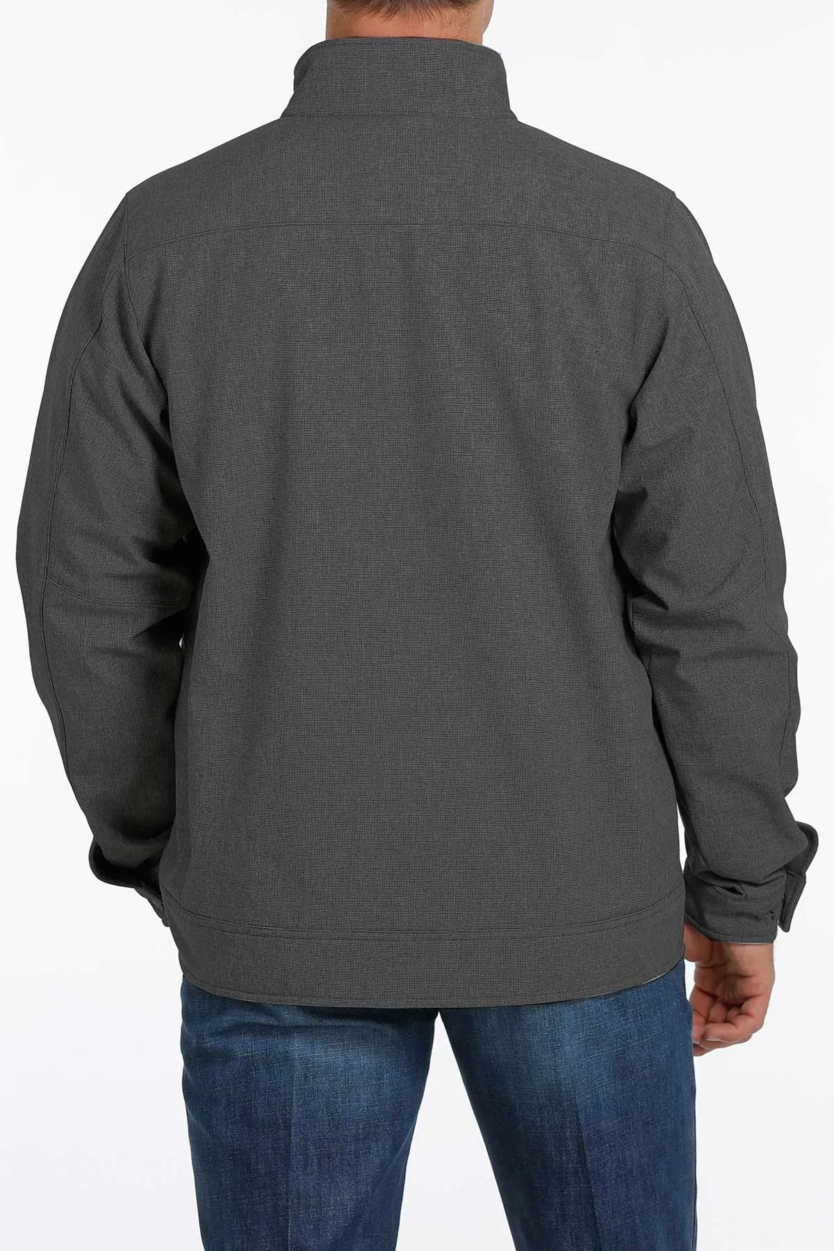 Cinch MWJ1539003 Men's Charcoal Conceal Carry Textured Bonded Jacket