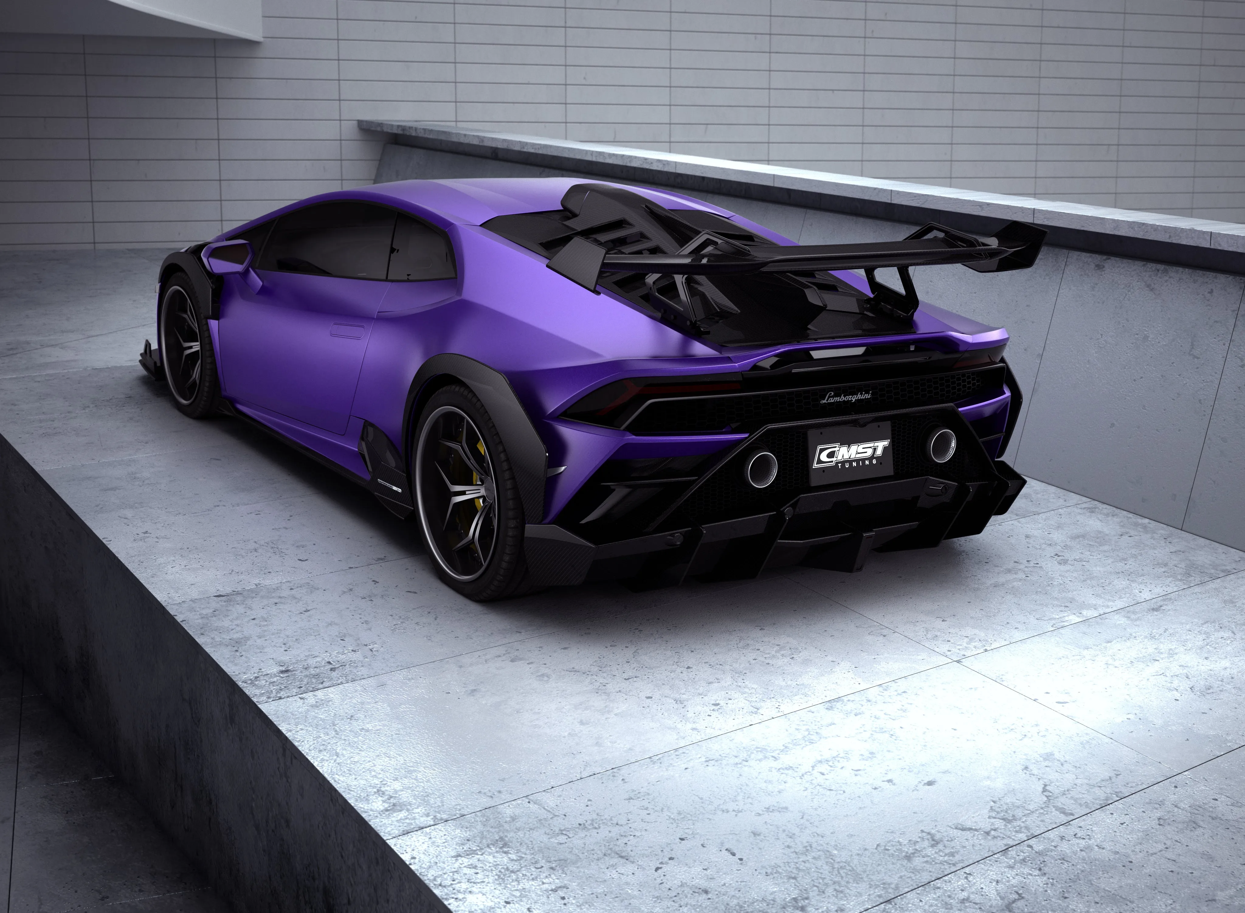 CMST Tuning Side Skirts for Lamborghini Huracan LP580/610 Evo RWD AWD Tecnica Carbon Fiber/FRP