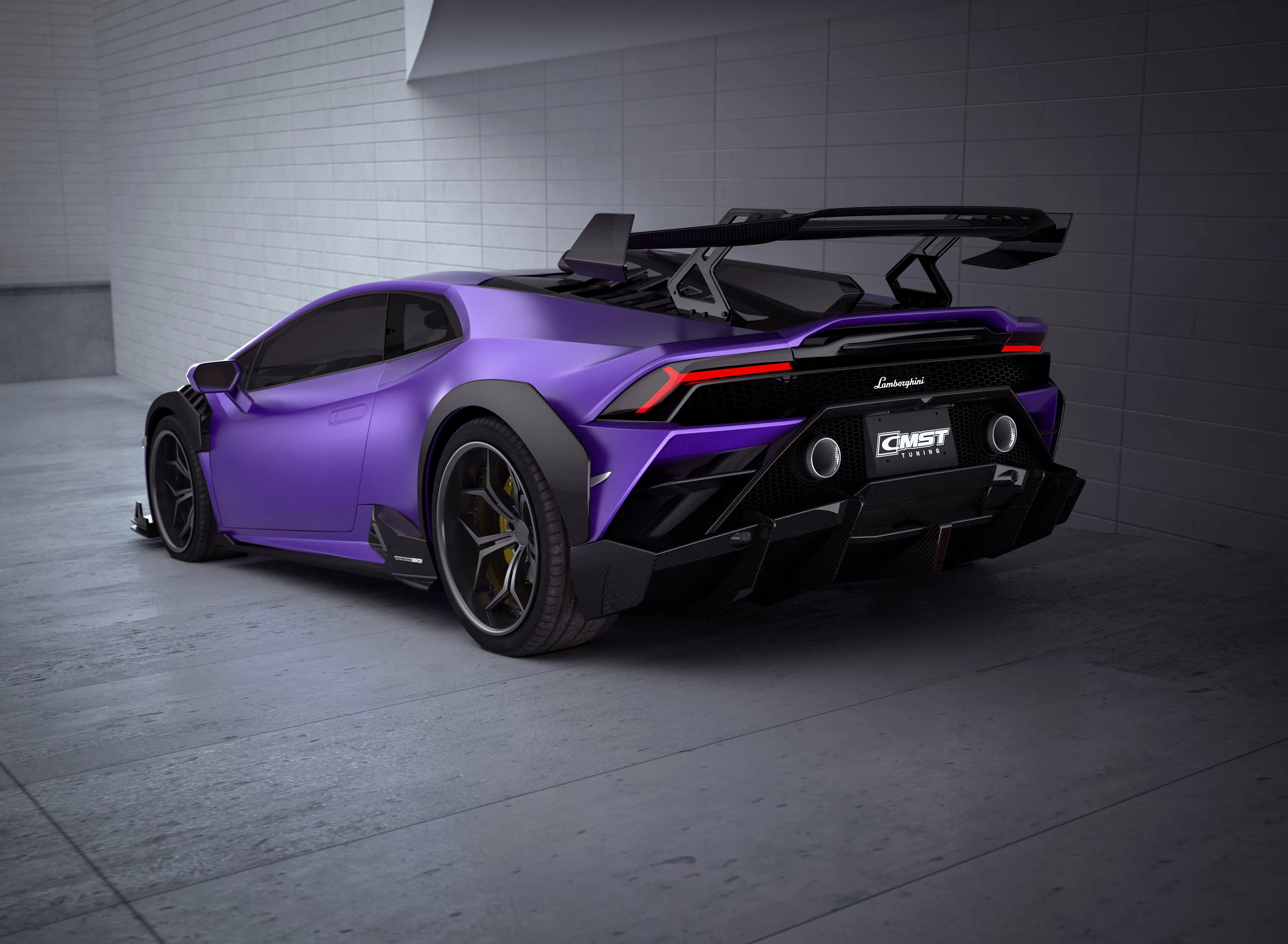 CMST Tuning Side Skirts for Lamborghini Huracan LP580/610 Evo RWD AWD Tecnica Carbon Fiber/FRP