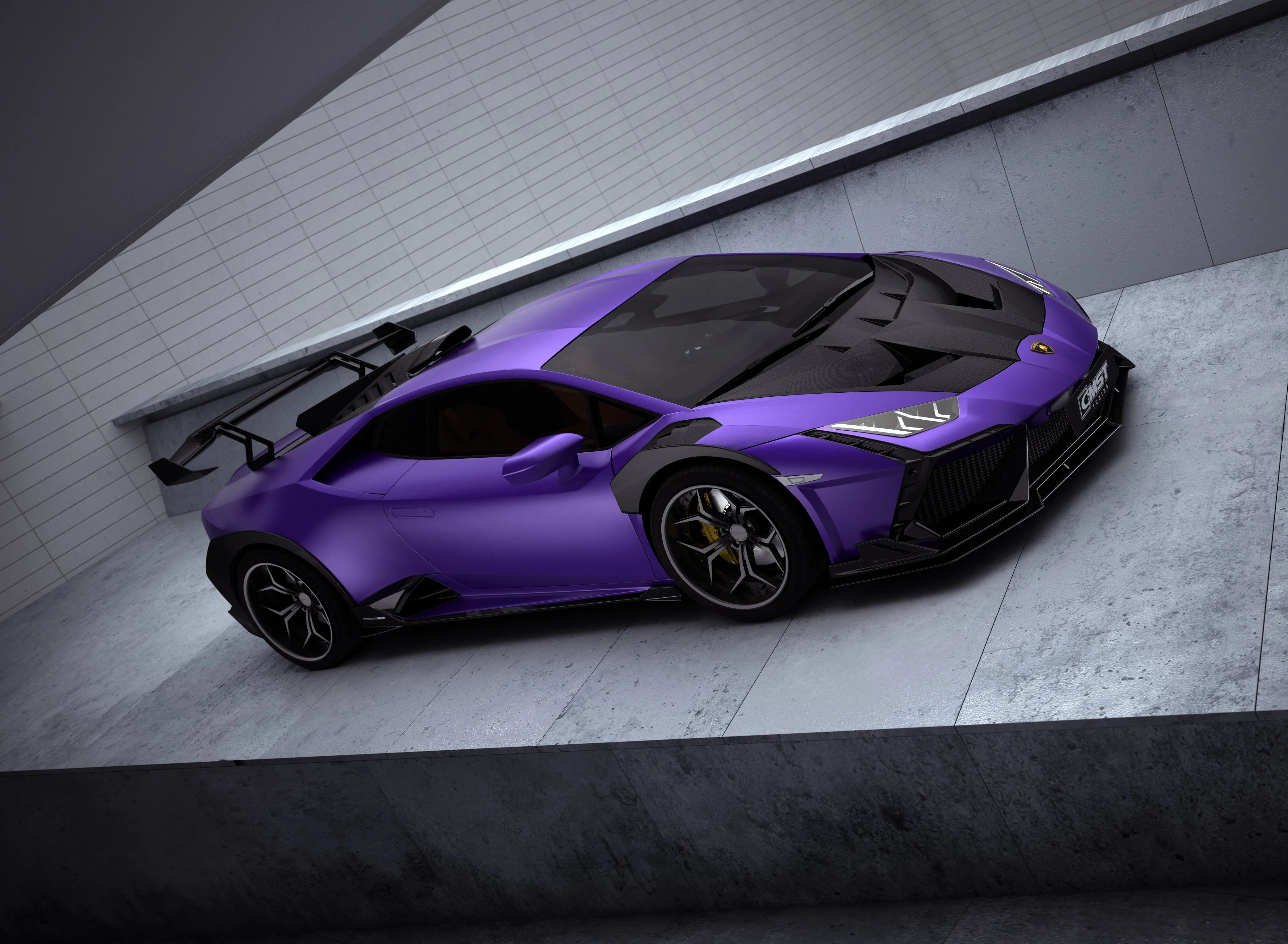 CMST Tuning Side Skirts for Lamborghini Huracan LP580/610 Evo RWD AWD Tecnica Carbon Fiber/FRP
