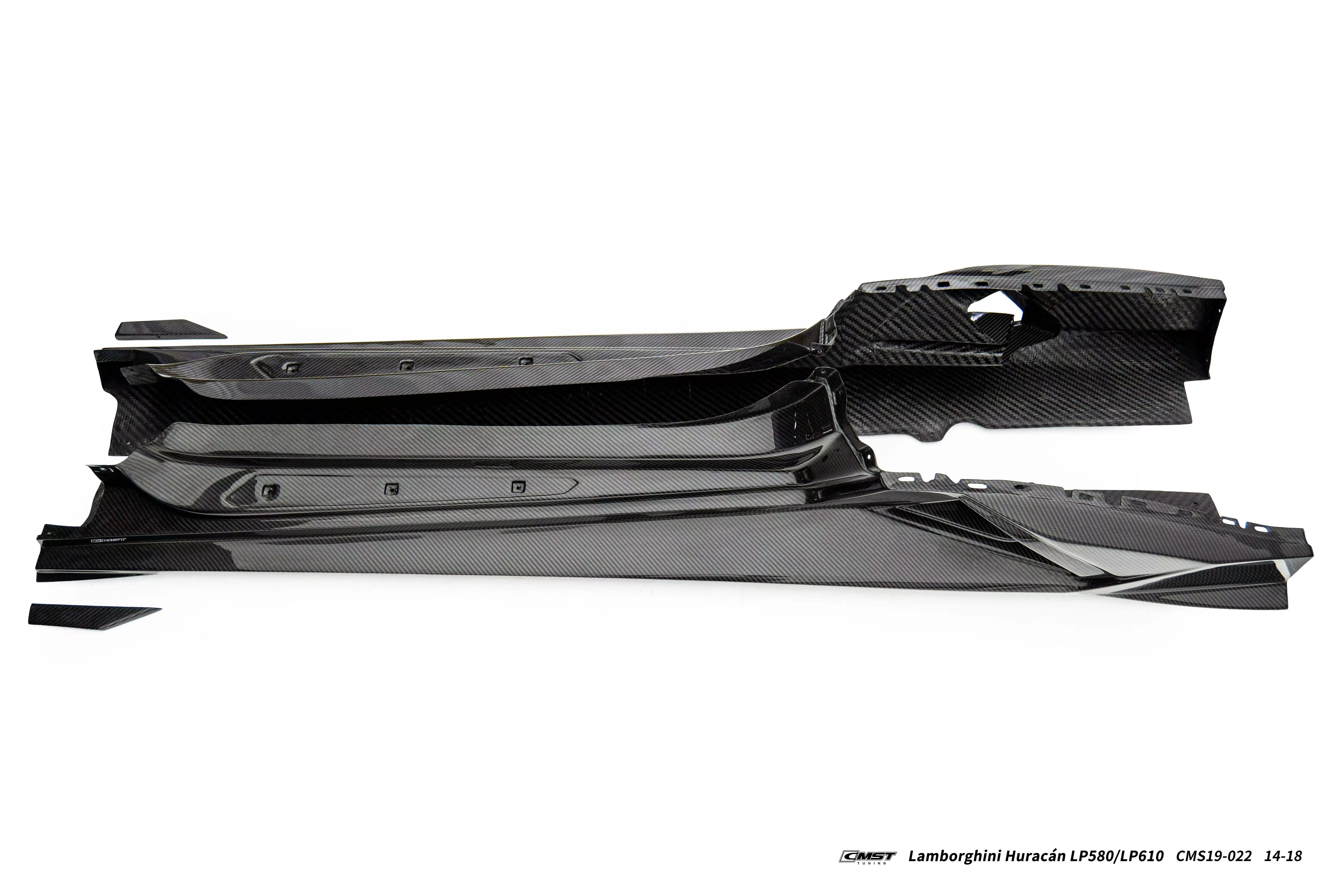 CMST Tuning Side Skirts for Lamborghini Huracan LP580/610 Evo RWD AWD Tecnica Carbon Fiber/FRP