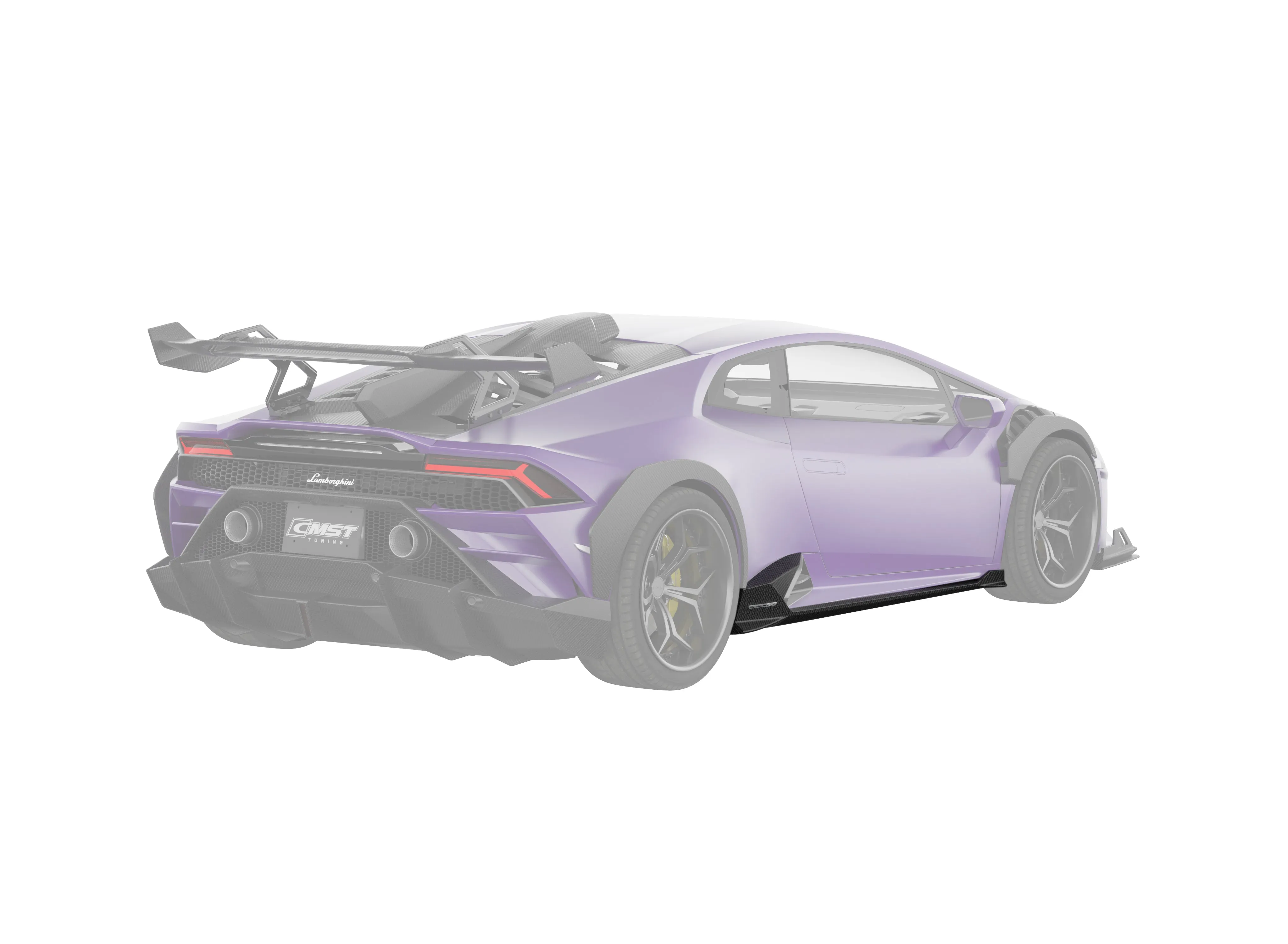 CMST Tuning Side Skirts for Lamborghini Huracan LP580/610 Evo RWD AWD Tecnica Carbon Fiber/FRP