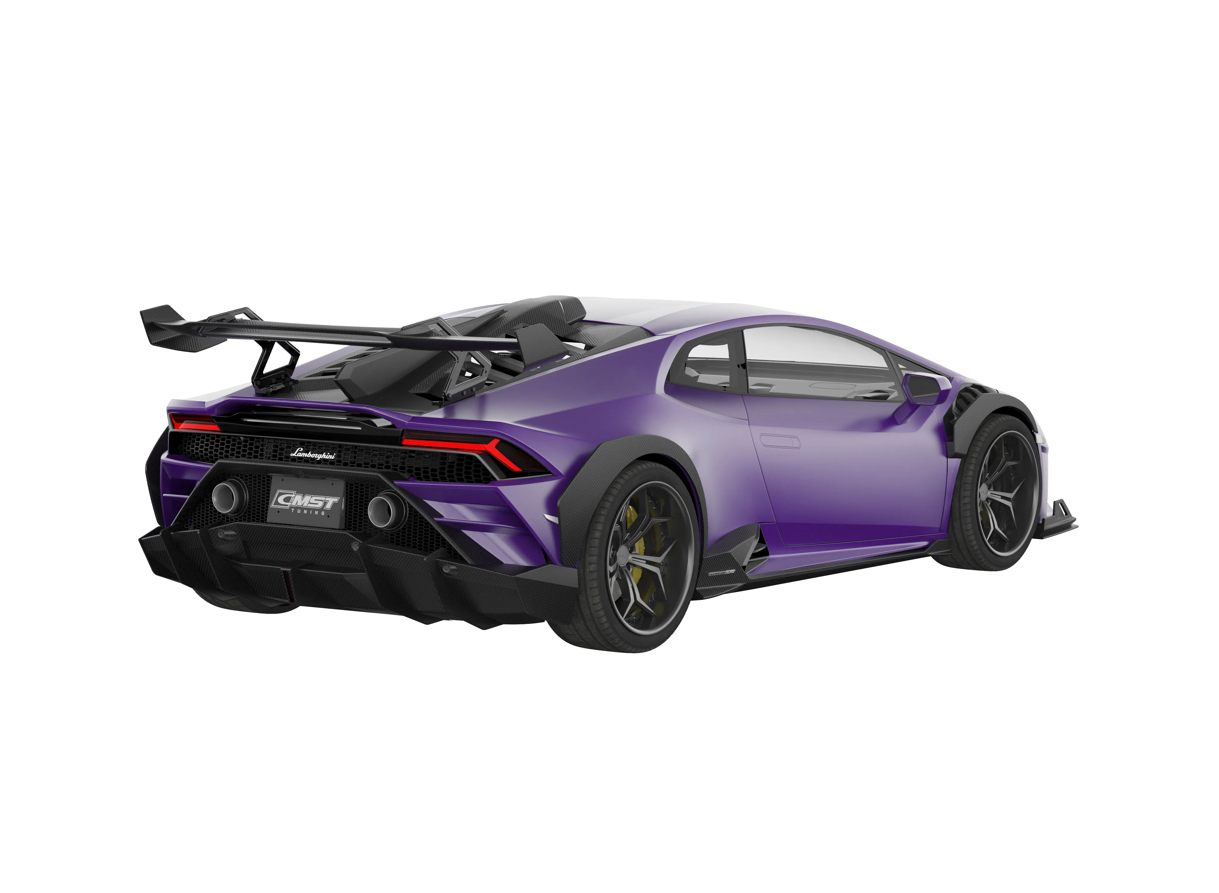 CMST Tuning Side Skirts for Lamborghini Huracan LP580/610 Evo RWD AWD Tecnica Carbon Fiber/FRP