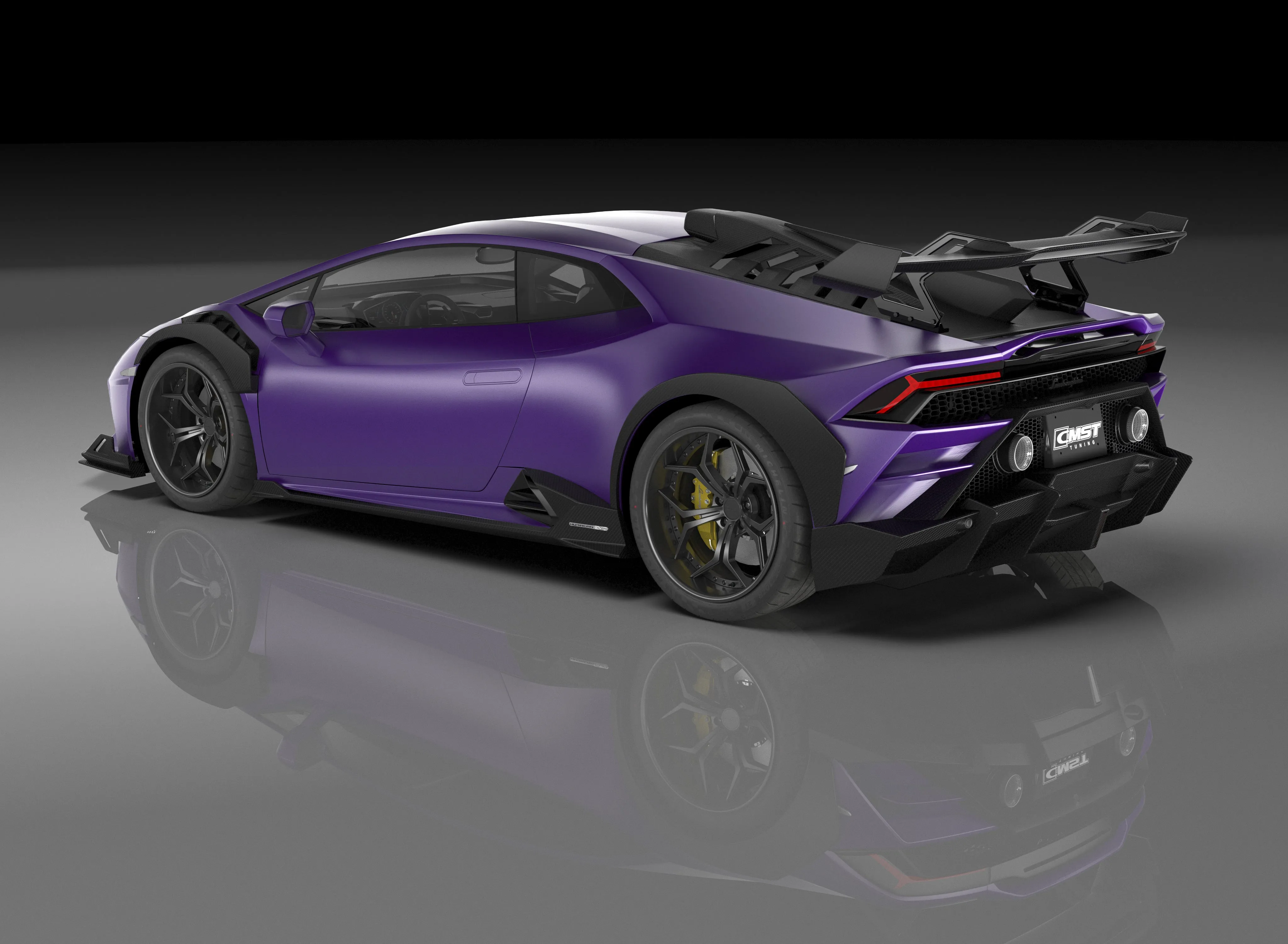CMST Tuning Side Skirts for Lamborghini Huracan LP580/610 Evo RWD AWD Tecnica Carbon Fiber/FRP