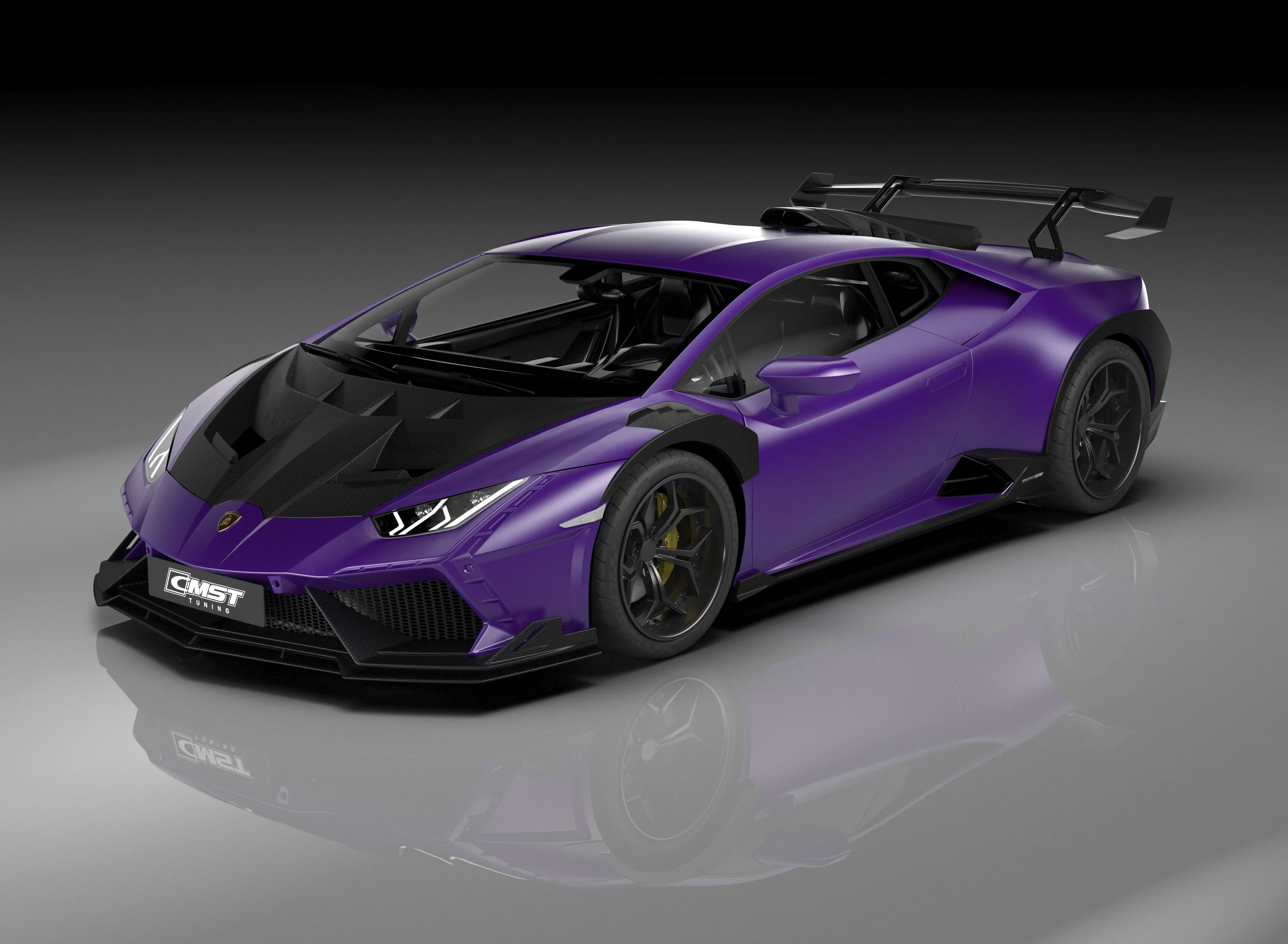 CMST Tuning Side Skirts for Lamborghini Huracan LP580/610 Evo RWD AWD Tecnica Carbon Fiber/FRP