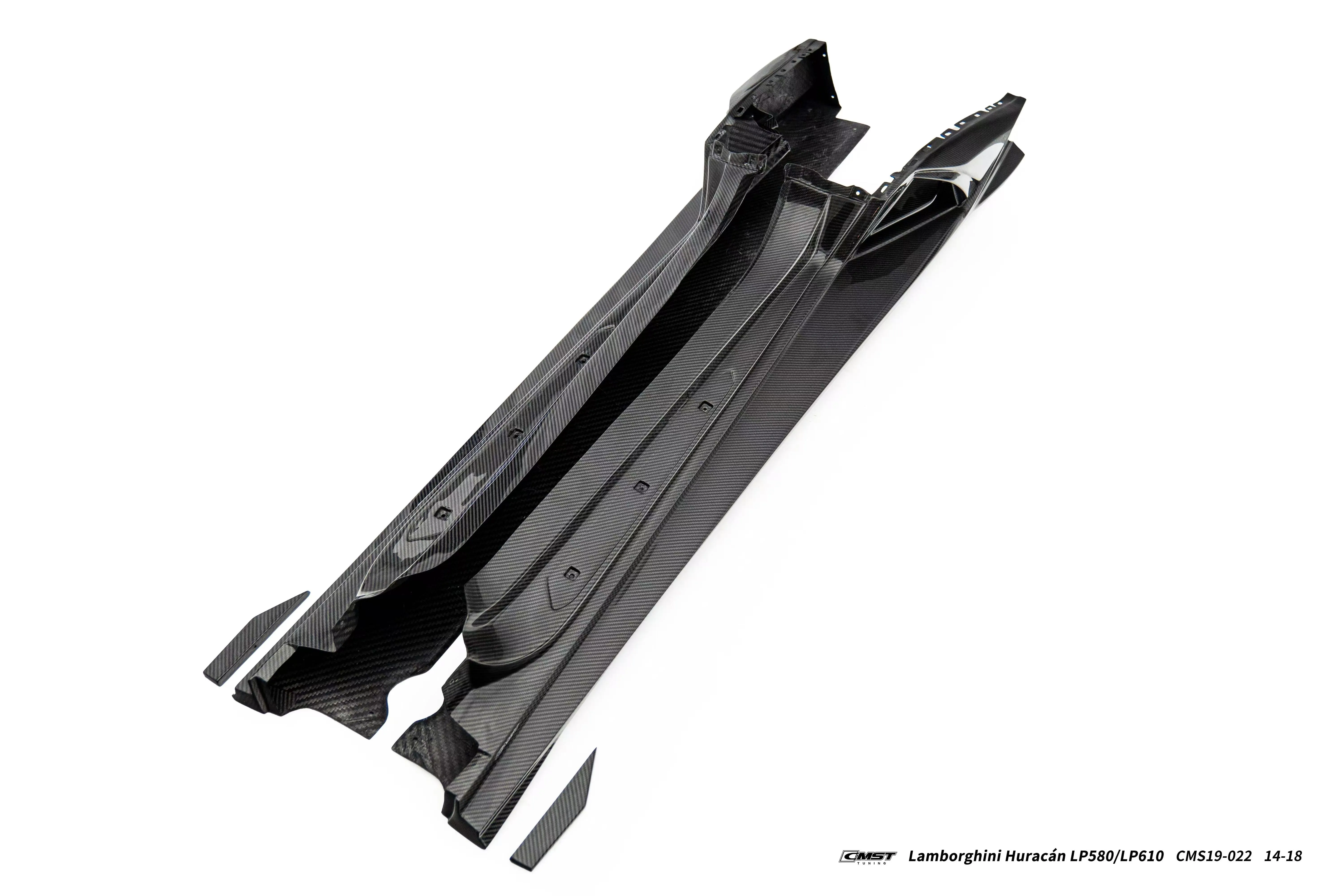 CMST Tuning Side Skirts for Lamborghini Huracan LP580/610 Evo RWD AWD Tecnica Carbon Fiber/FRP