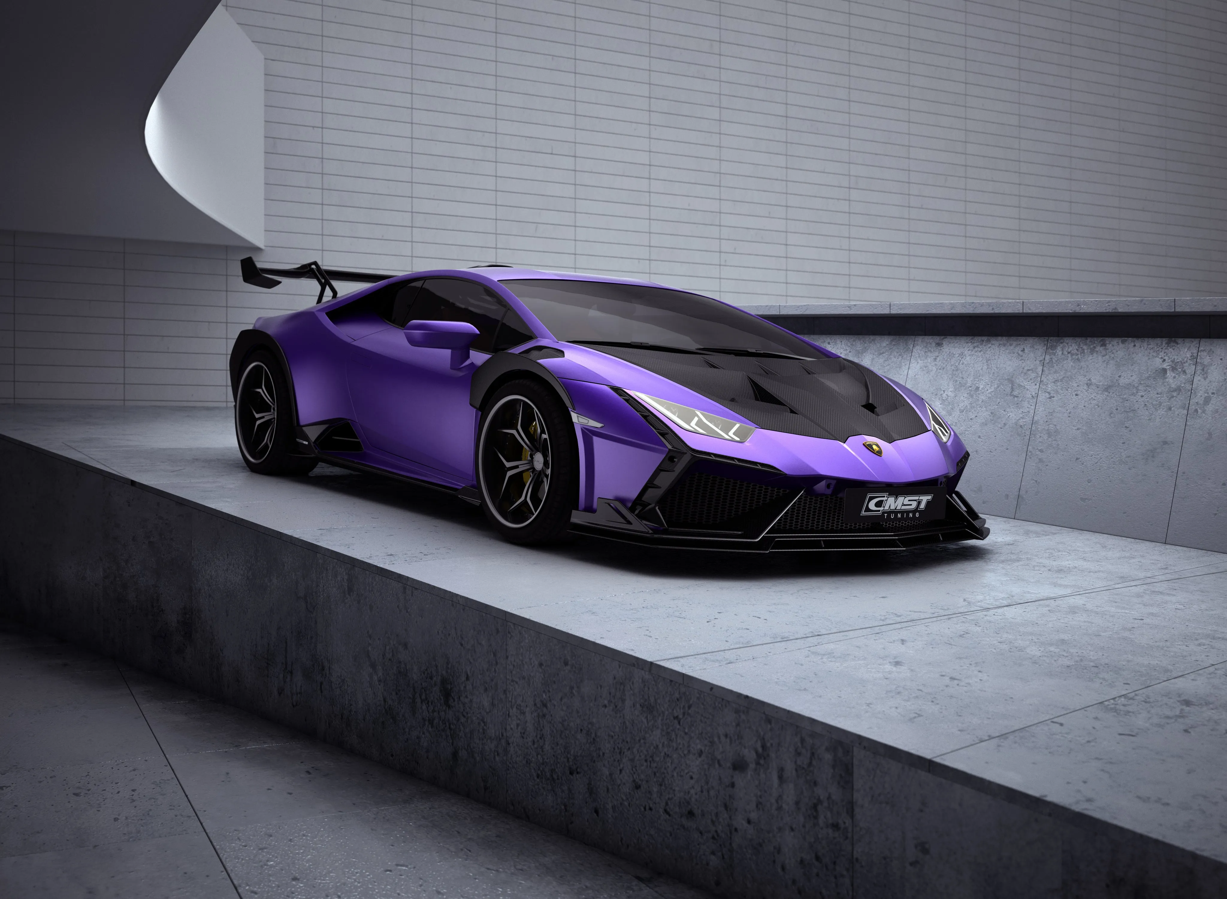 CMST Tuning Side Skirts for Lamborghini Huracan LP580/610 Evo RWD AWD Tecnica Carbon Fiber/FRP