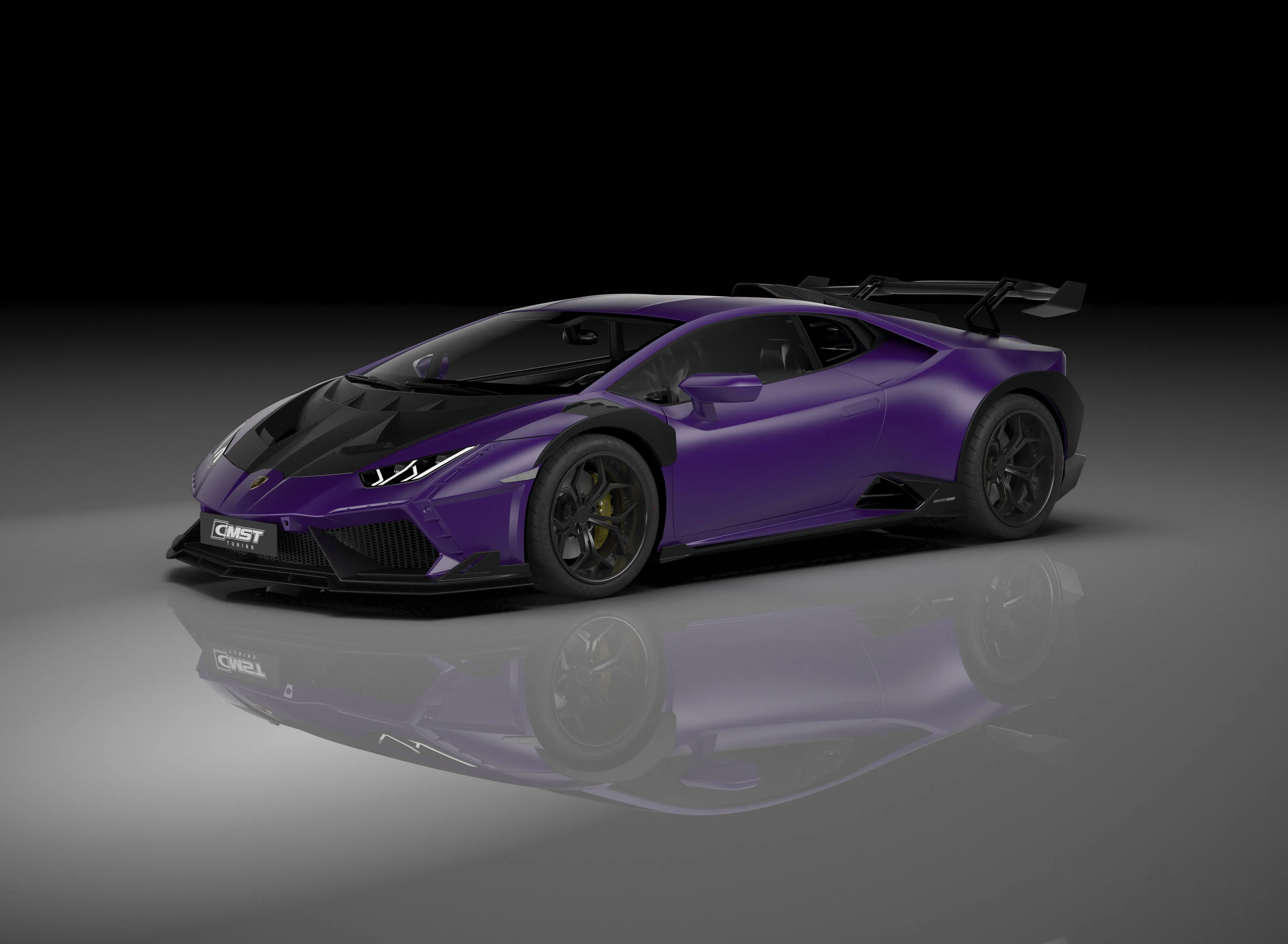 CMST Tuning Side Skirts for Lamborghini Huracan LP580/610 Evo RWD AWD Tecnica Carbon Fiber/FRP