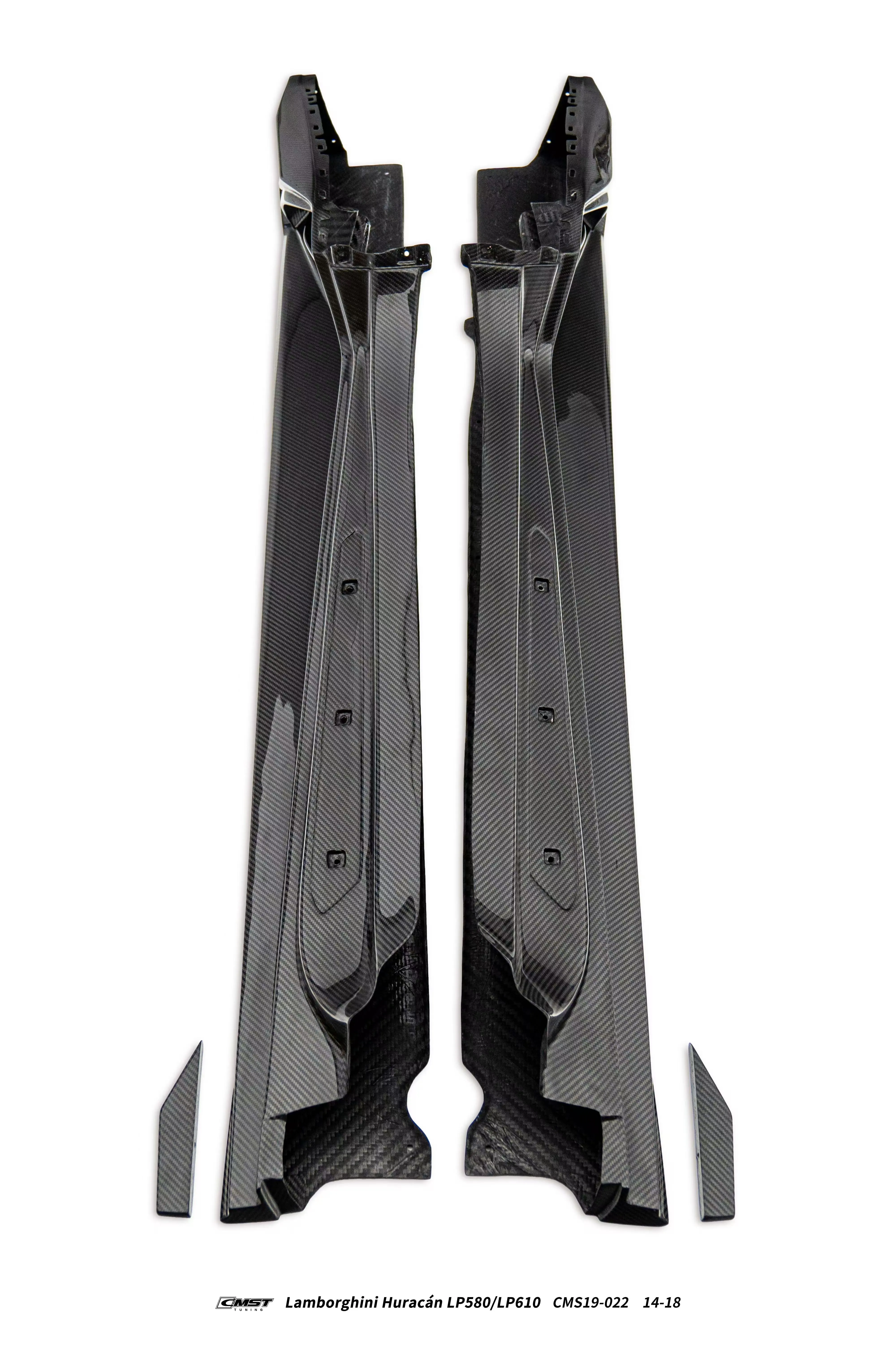 CMST Tuning Side Skirts for Lamborghini Huracan LP580/610 Evo RWD AWD Tecnica Carbon Fiber/FRP