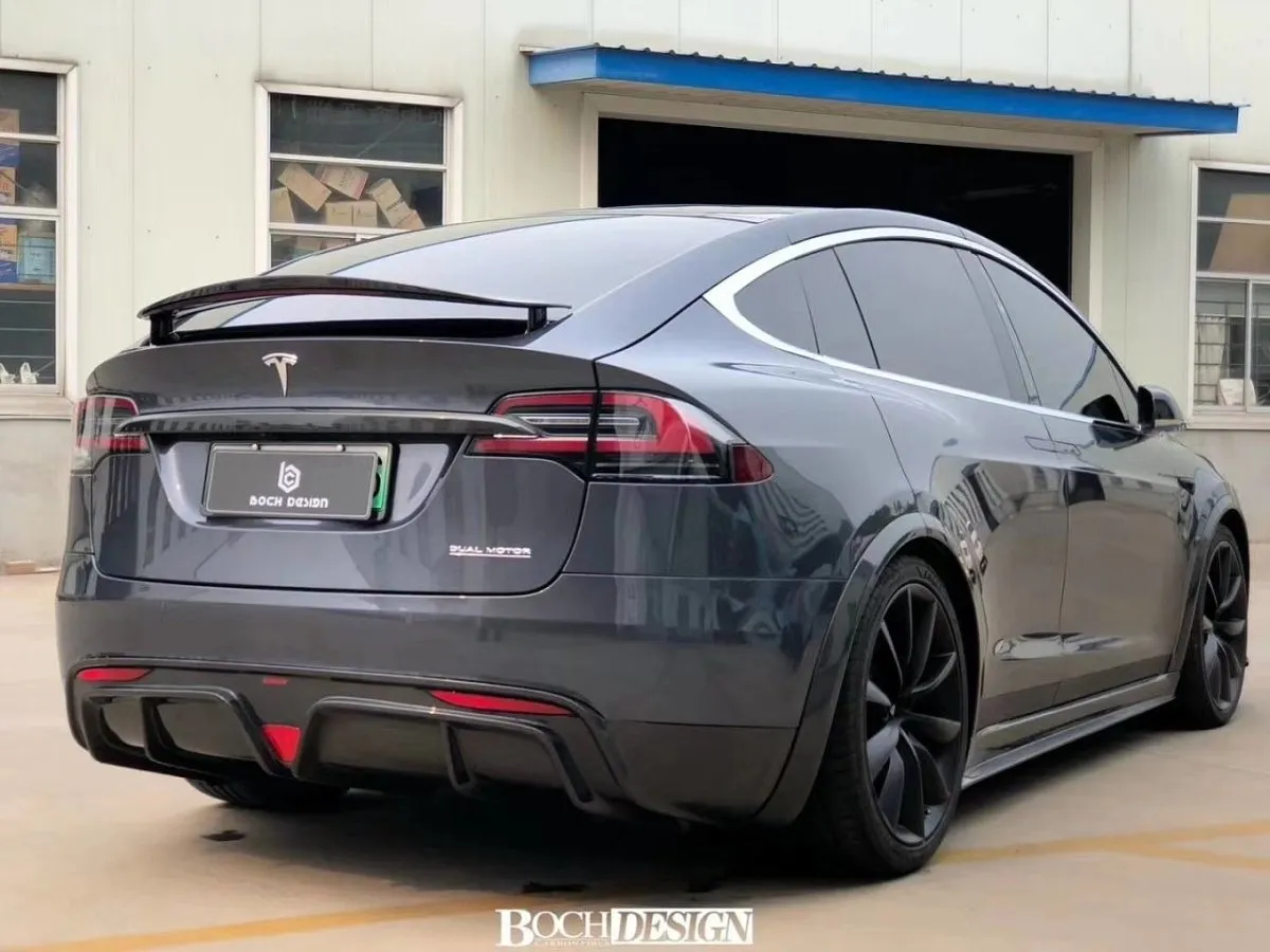 CMST Tuning Side Skirts for Tesla Model X P100D Performance/Base Carbon Fiber/FRP