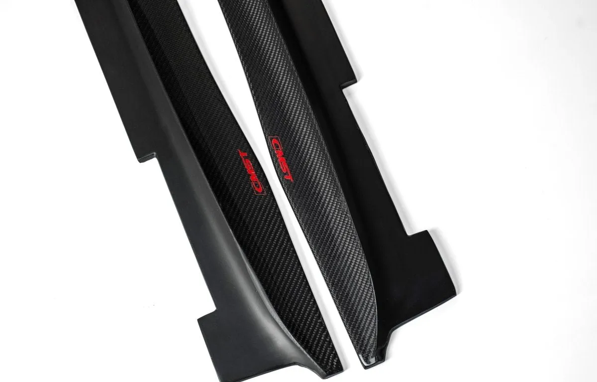 CMST Tuning Side Skirts for Tesla Model X P100D Performance/Base Carbon Fiber/FRP