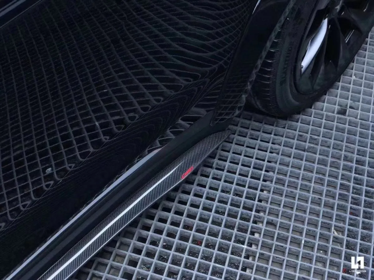 CMST Tuning Side Skirts for Tesla Model X P100D Performance/Base Carbon Fiber/FRP