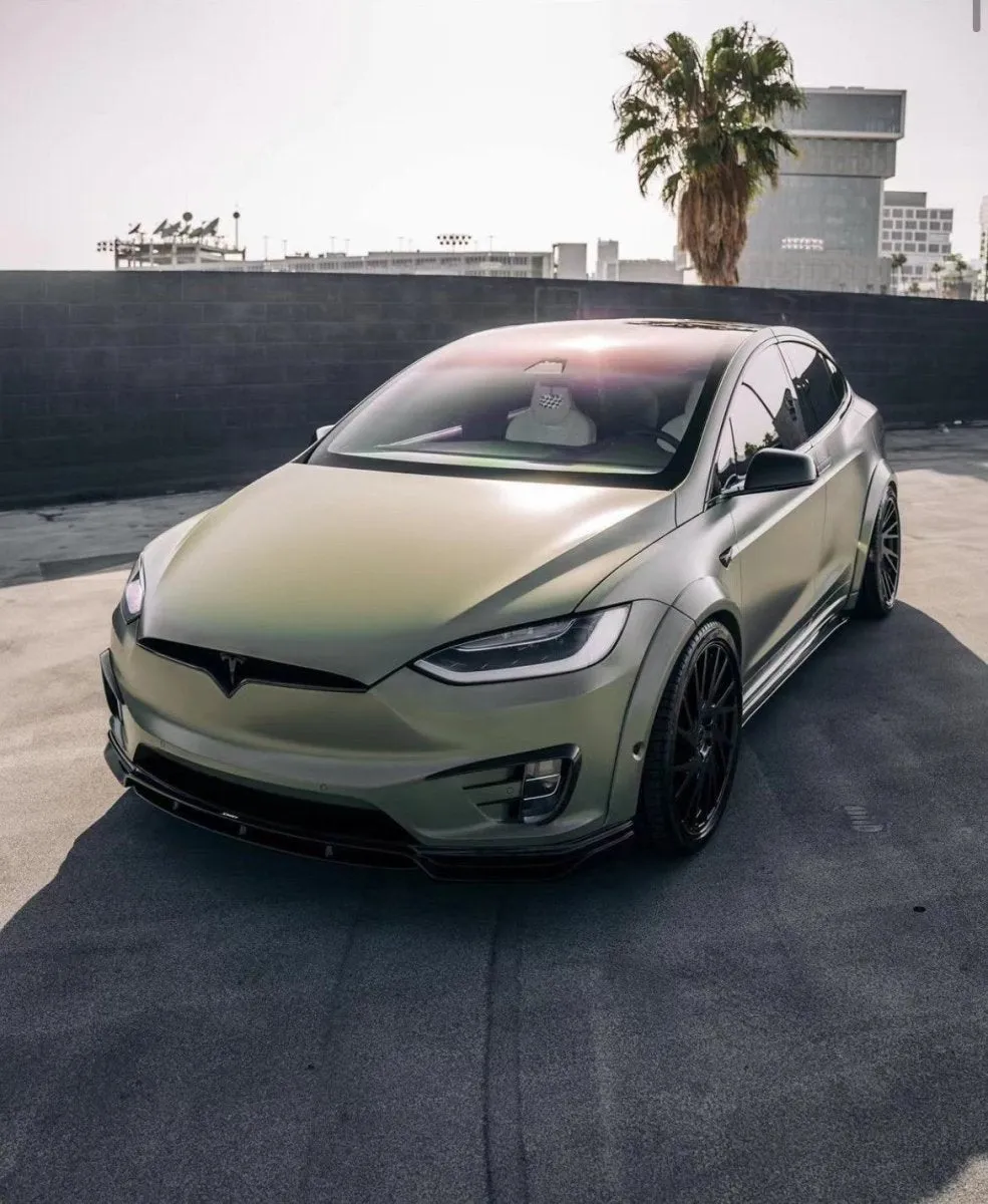 CMST Tuning Side Skirts for Tesla Model X P100D Performance/Base Carbon Fiber/FRP