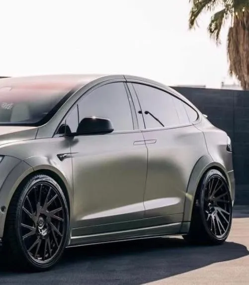 CMST Tuning Side Skirts for Tesla Model X P100D Performance/Base Carbon Fiber/FRP