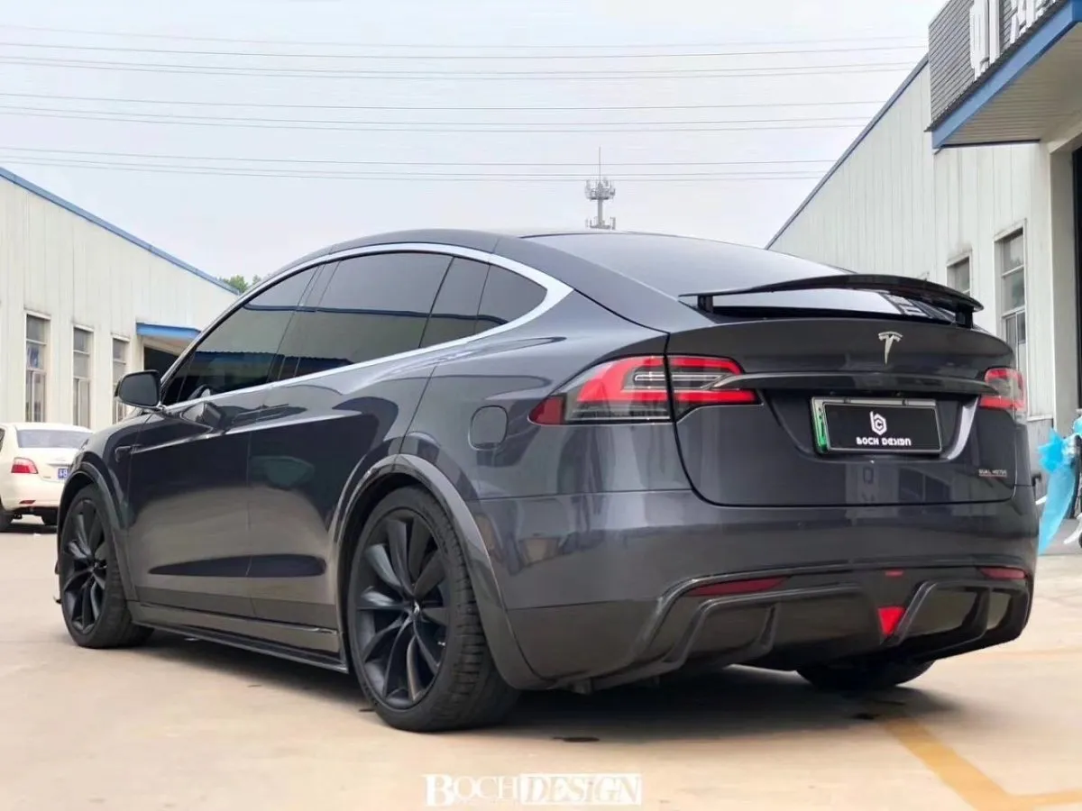 CMST Tuning Side Skirts for Tesla Model X P100D Performance/Base Carbon Fiber/FRP