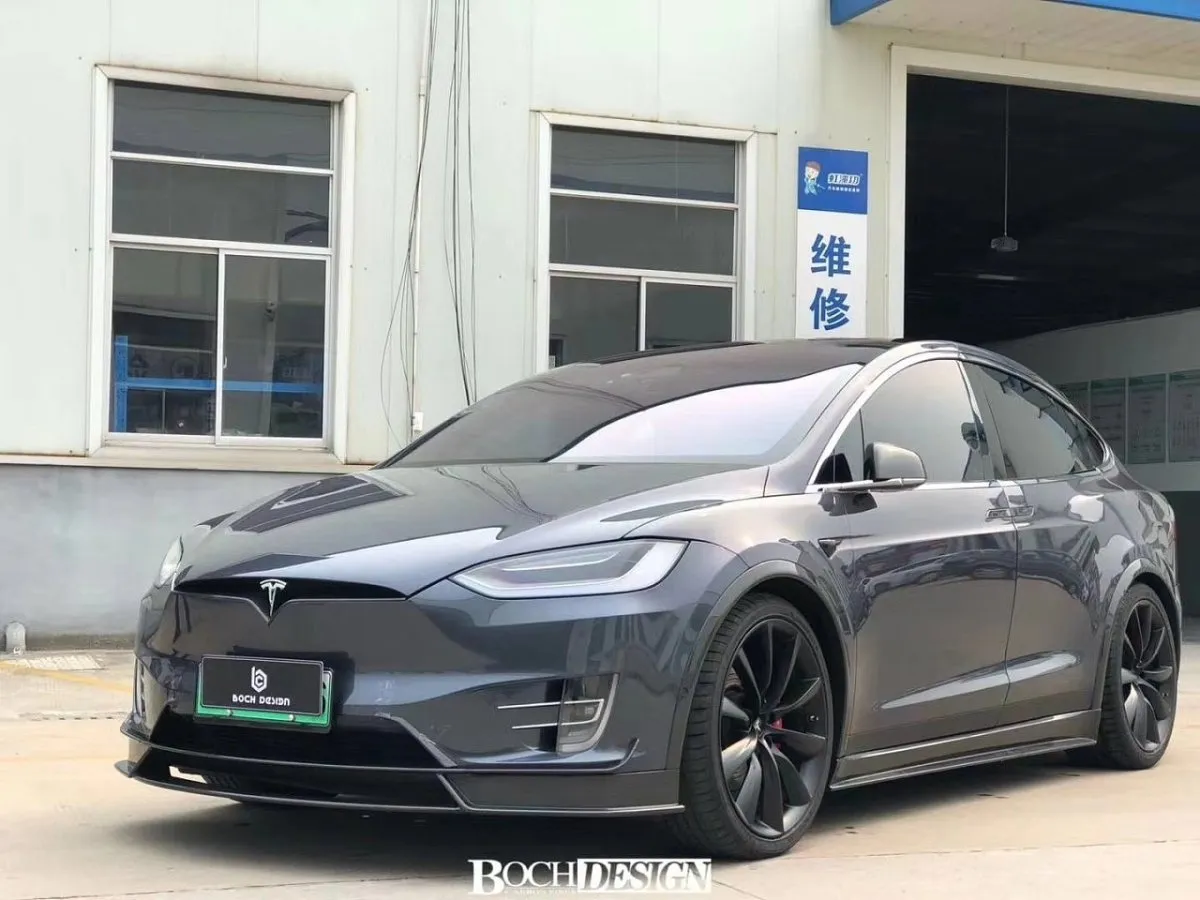 CMST Tuning Side Skirts for Tesla Model X P100D Performance/Base Carbon Fiber/FRP