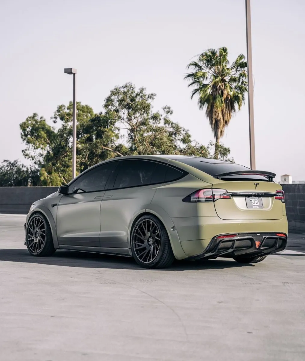 CMST Tuning Side Skirts for Tesla Model X P100D Performance/Base Carbon Fiber/FRP