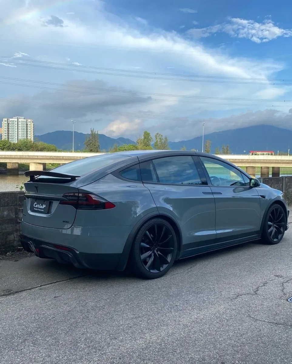 CMST Tuning Side Skirts for Tesla Model X P100D Performance/Base Carbon Fiber/FRP