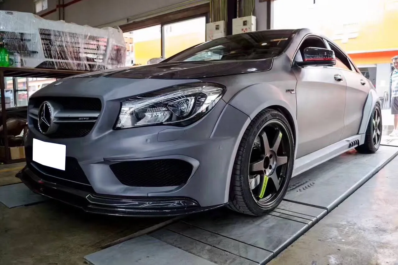 CMST Tuning Widebody Side Skirts for Mercedes Benz CLA45 CLA250 C117 Carbon Fiber/FRP