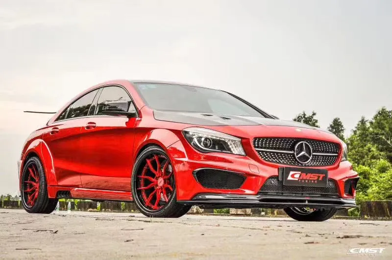 CMST Tuning Widebody Side Skirts for Mercedes Benz CLA45 CLA250 C117 Carbon Fiber/FRP