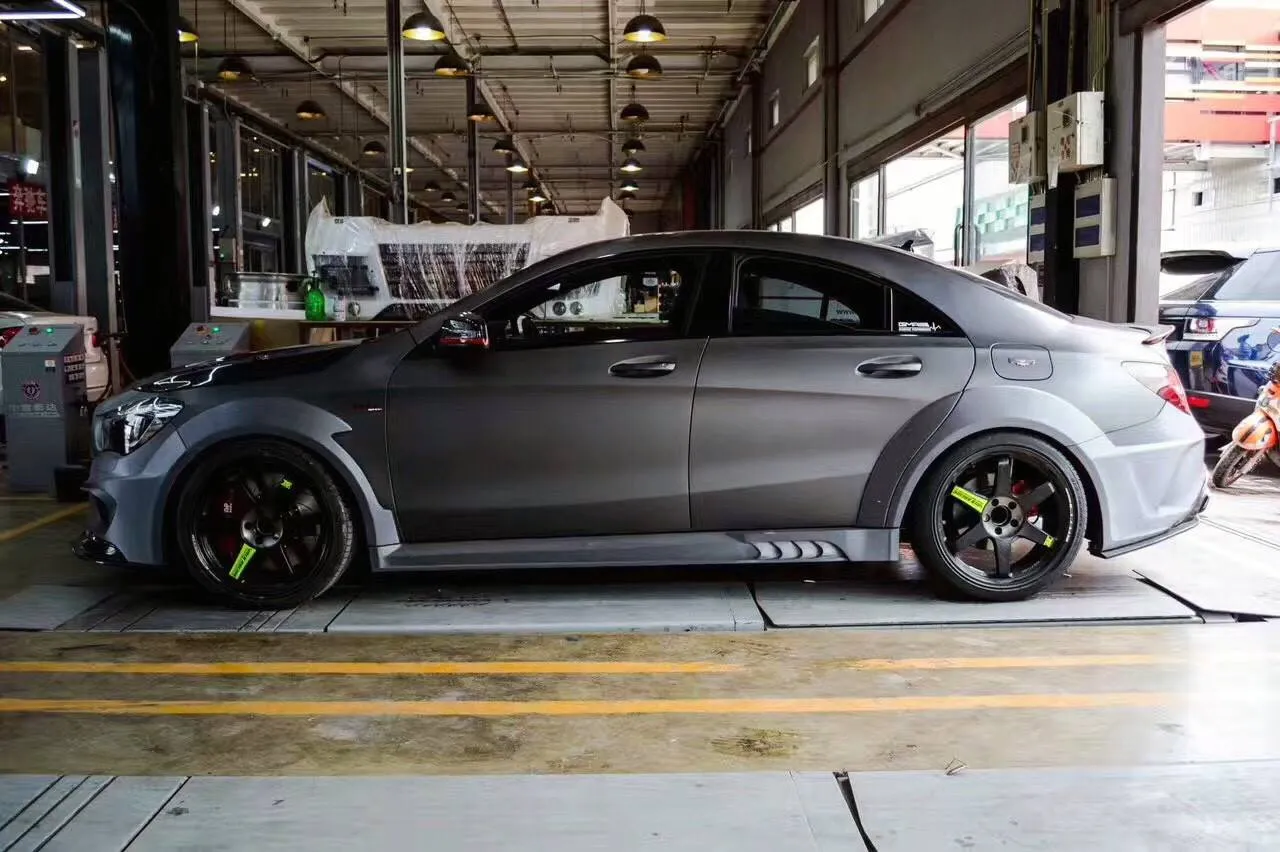 CMST Tuning Widebody Side Skirts for Mercedes Benz CLA45 CLA250 C117 Carbon Fiber/FRP