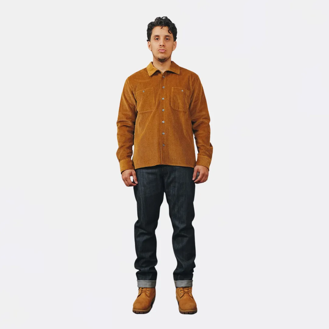Corduroy Overshirt (Mustard)