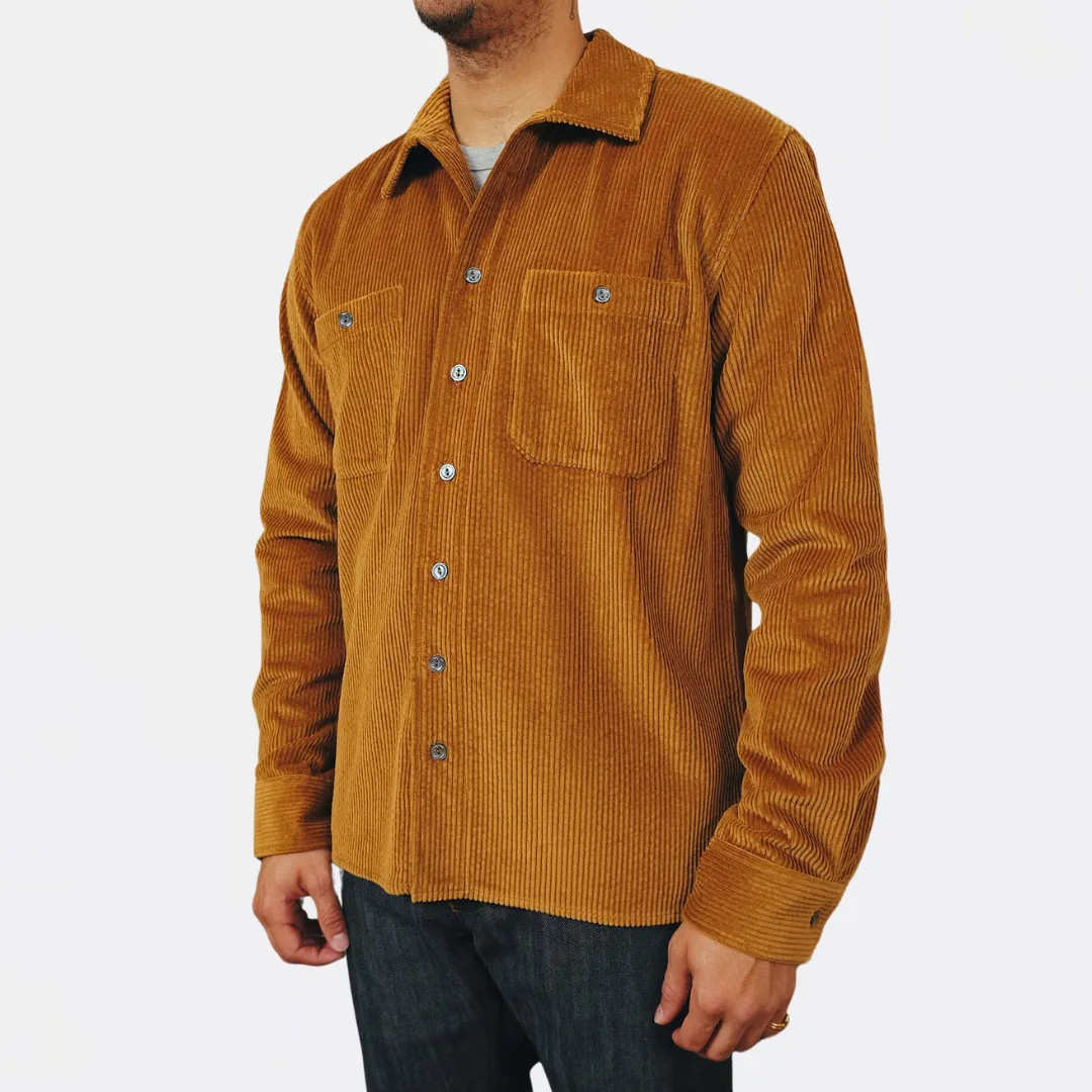 Corduroy Overshirt (Mustard)