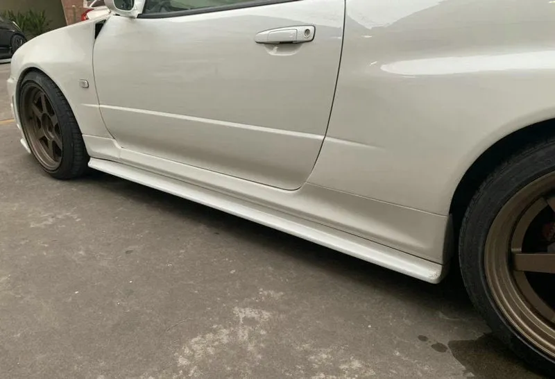 EPR USA GTR Style Side Skirts & Extension Underboard for Nissan R34 ER34 GTT Carbon Fiber/FRP