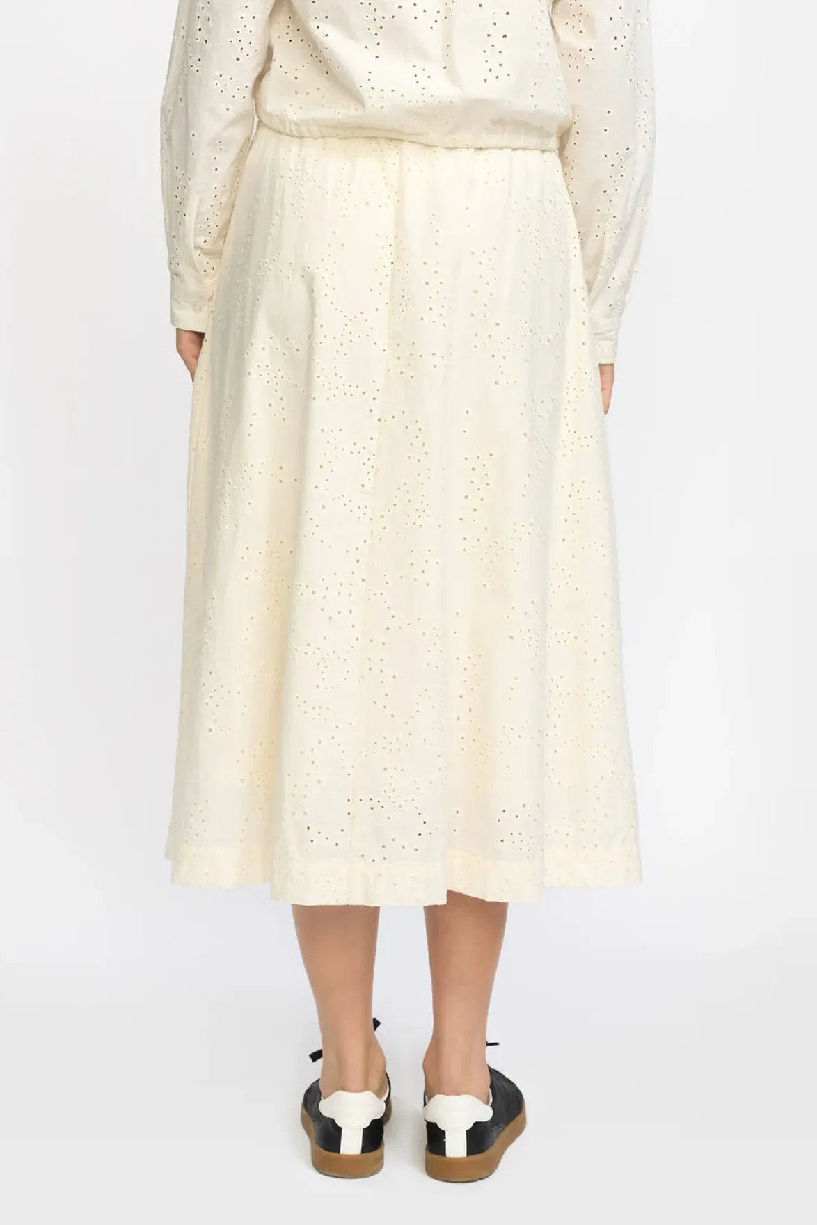 Esm Studios Leo Buttercream Midi Skirt