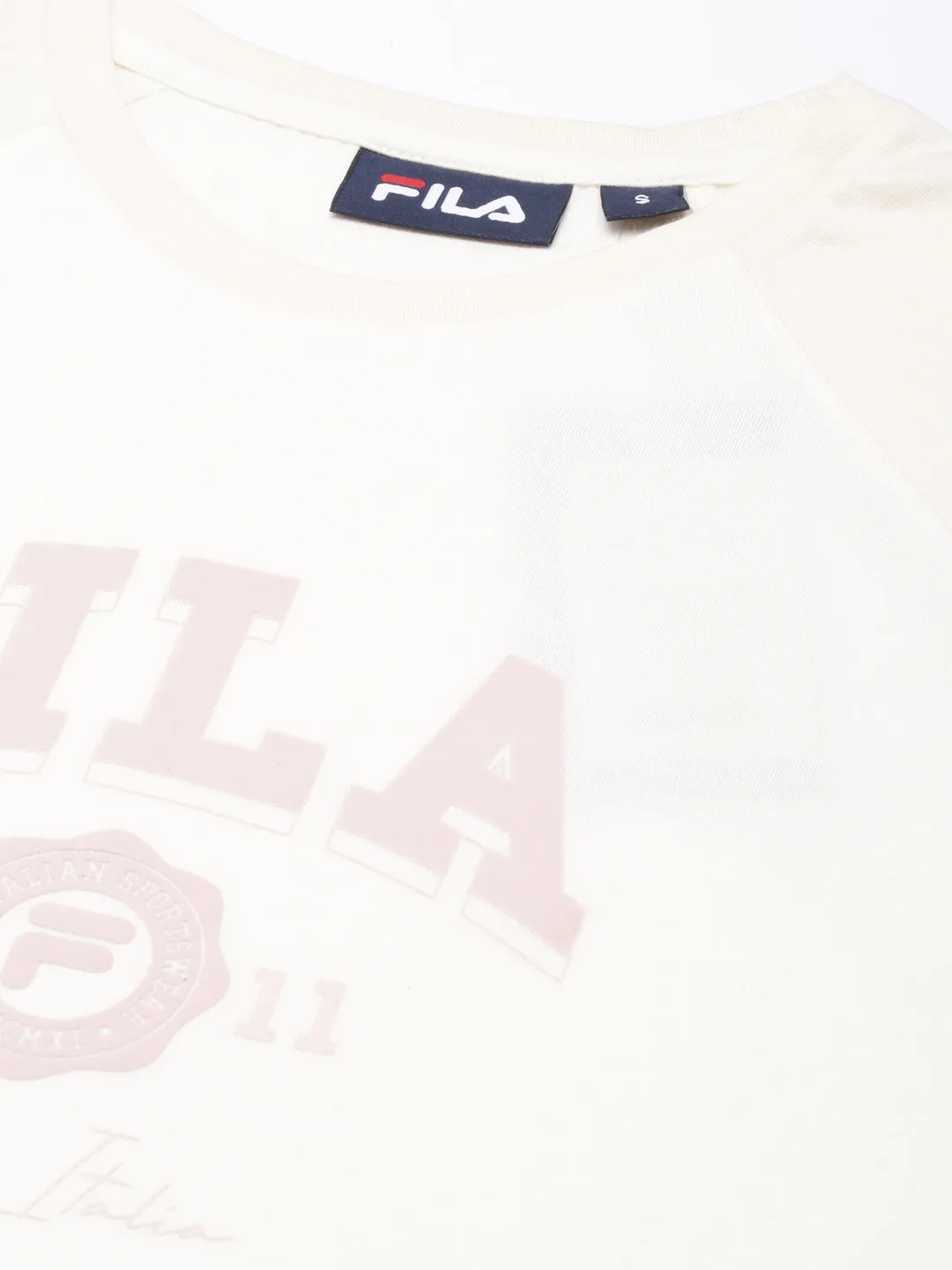 FILA Adults-Women Cream T Shirts