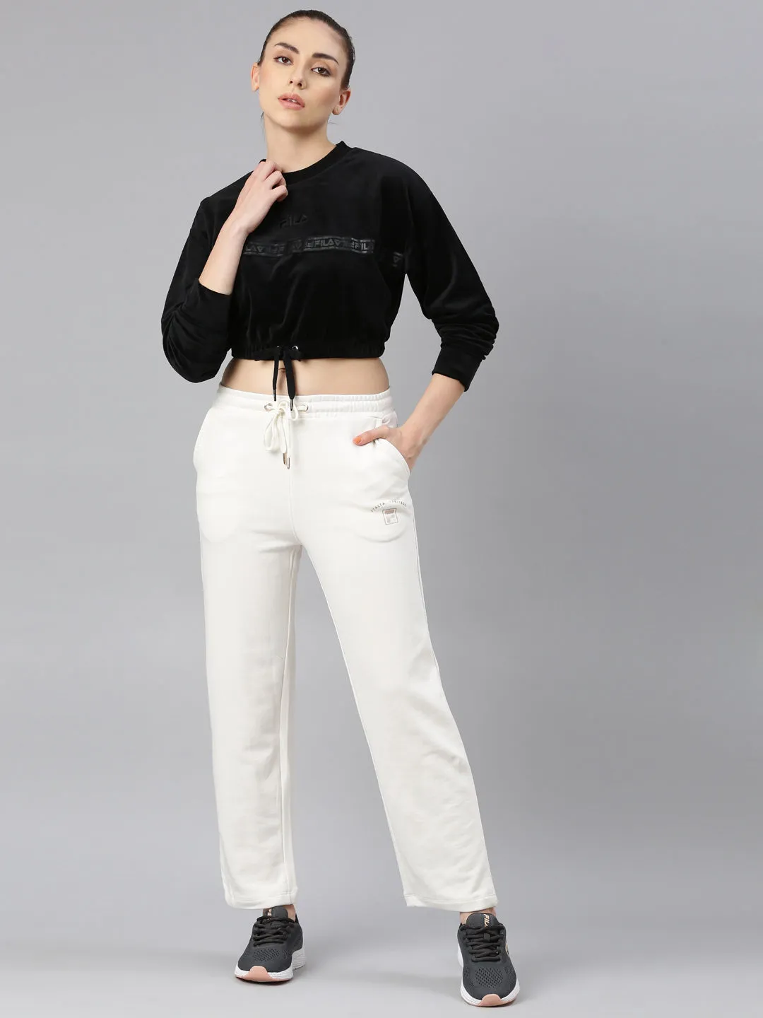 FILA Adults-Women Cream Track Pants