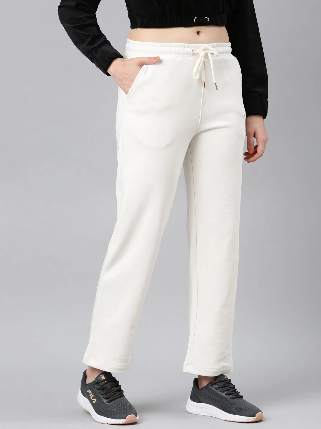 FILA Adults-Women Cream Track Pants