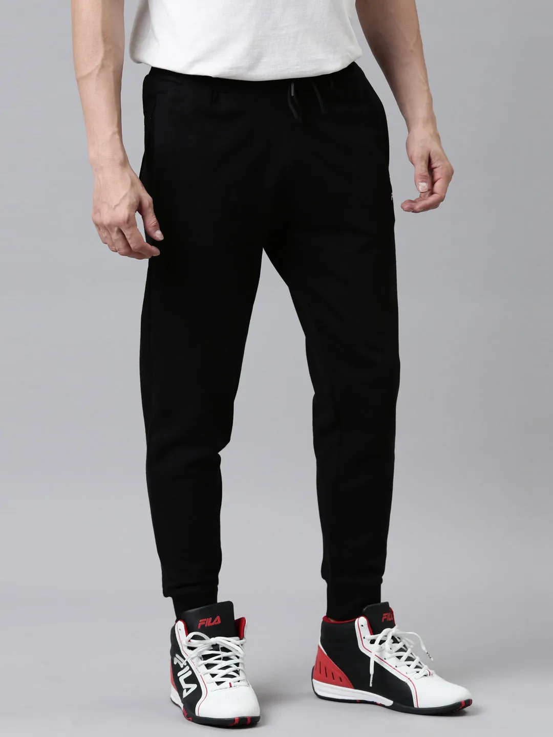 Fila White Shiv Men's Joggers