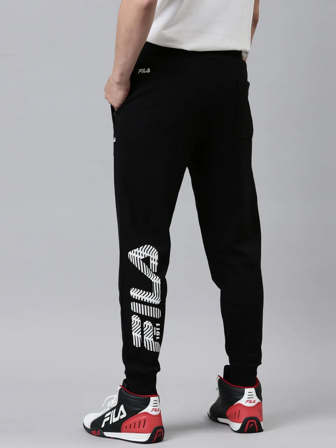 Fila White Shiv Men's Joggers