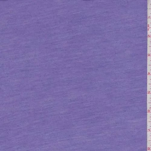 Heather Purple Tissue Jersey Knit Fabric