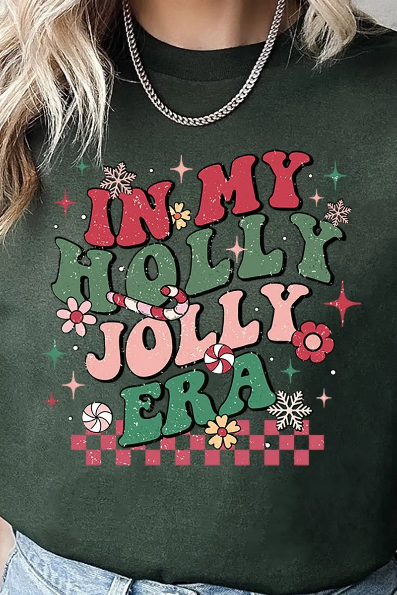 Holly Jolly Era Short Sleeve Relaxed Fit T-Shirt