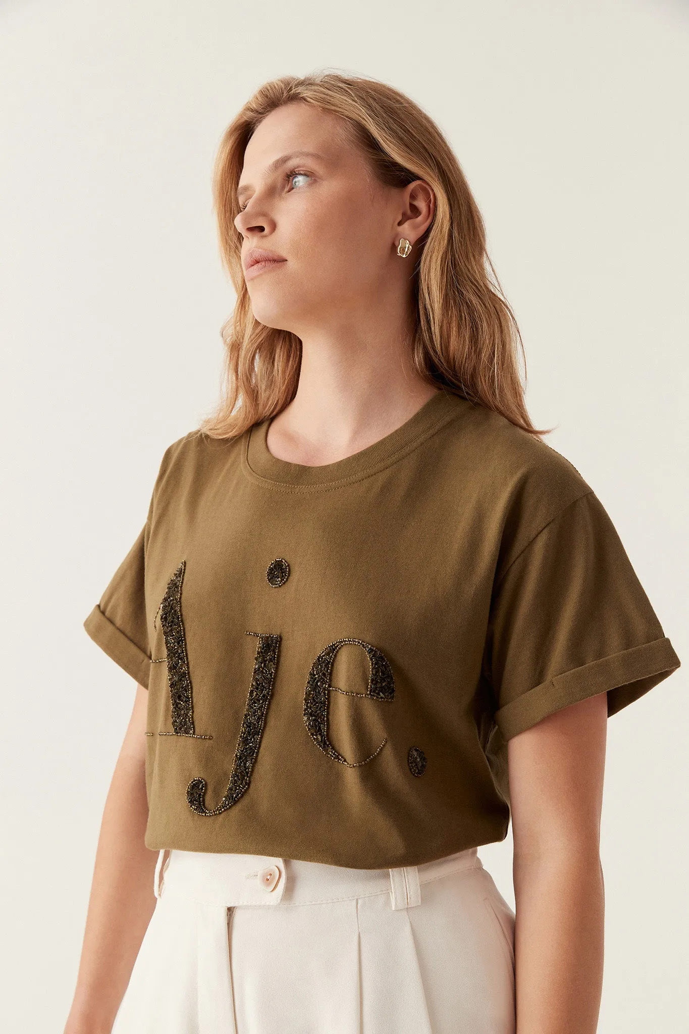 Karma Embellished Tee